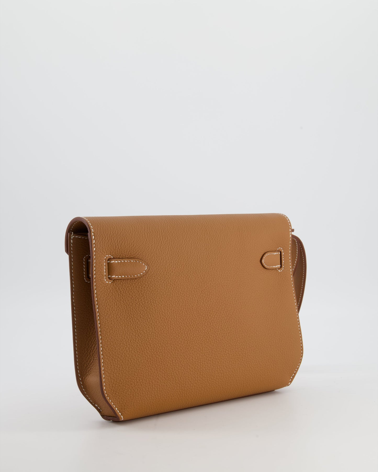 *RARE* Herm�s Kelly Depeches 25 Bag in Gold Togo Leather with Palladium Hardware