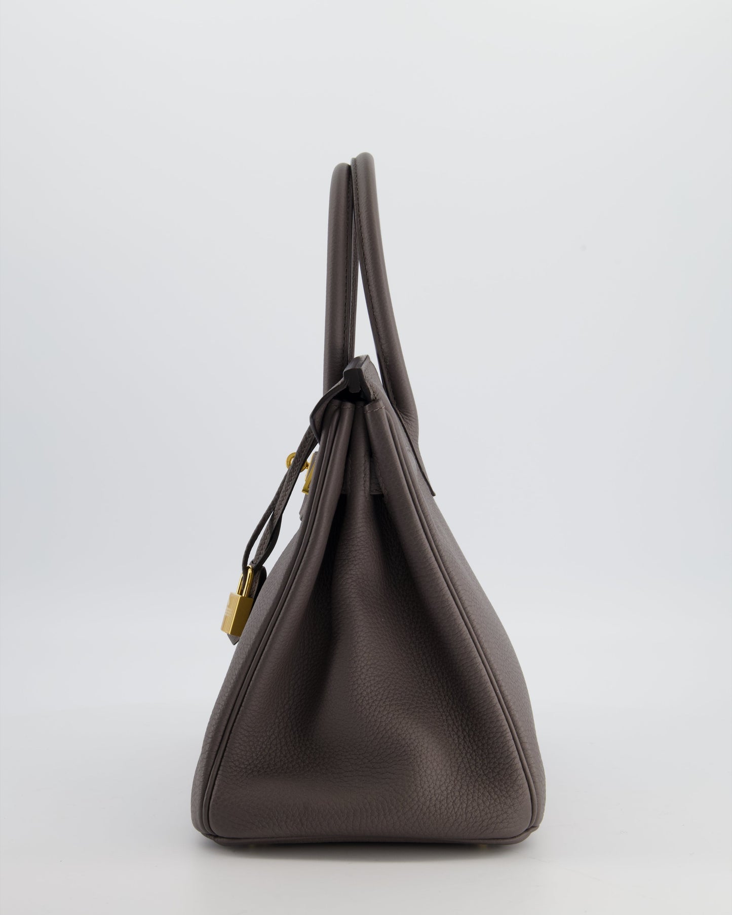 *HOT* The Elite Bags Birkin 30cm Bag in Gris Etain Togo Leather with Gold Hardware