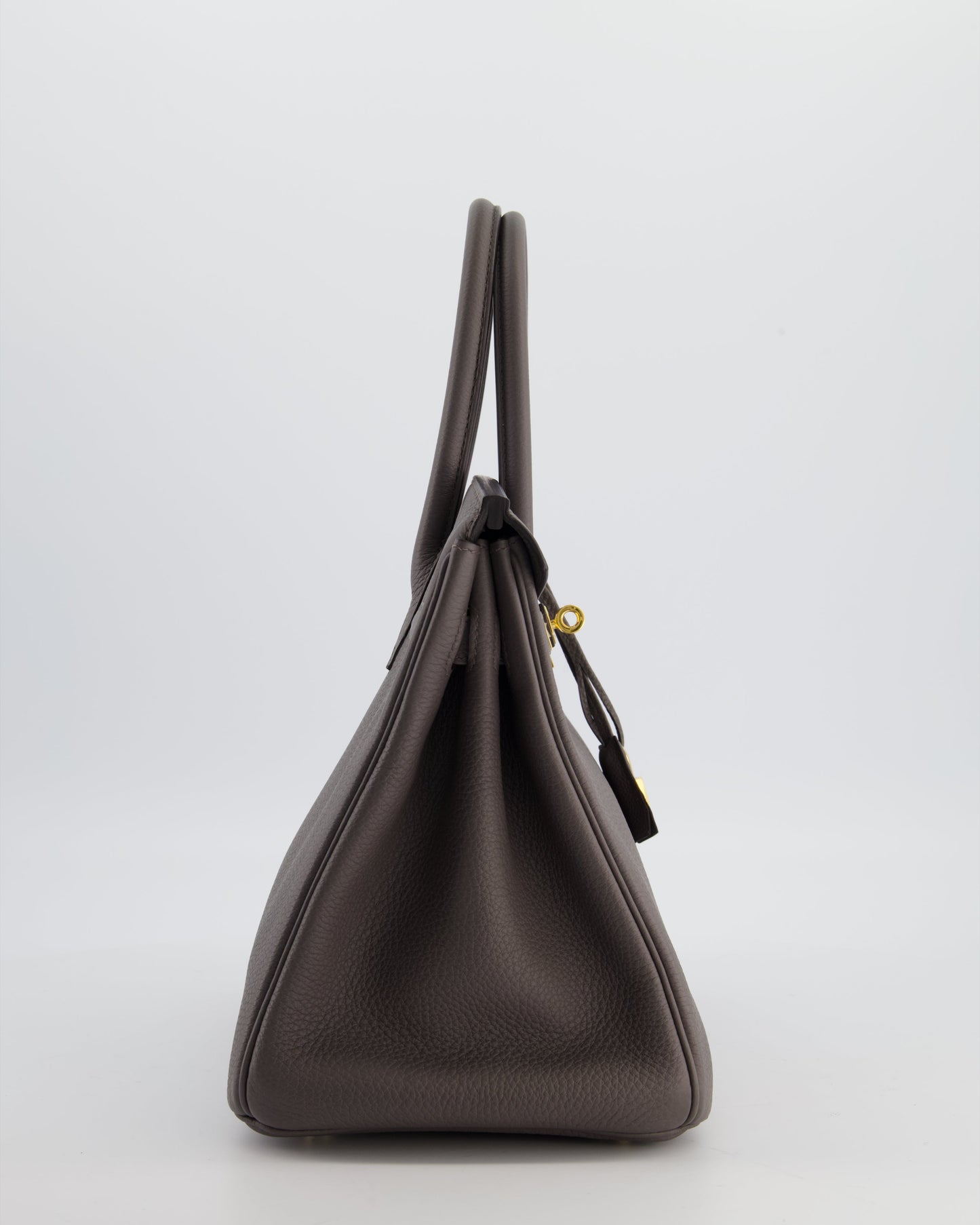 *HOT* The Elite Bags Birkin 30cm Bag in Gris Etain Togo Leather with Gold Hardware