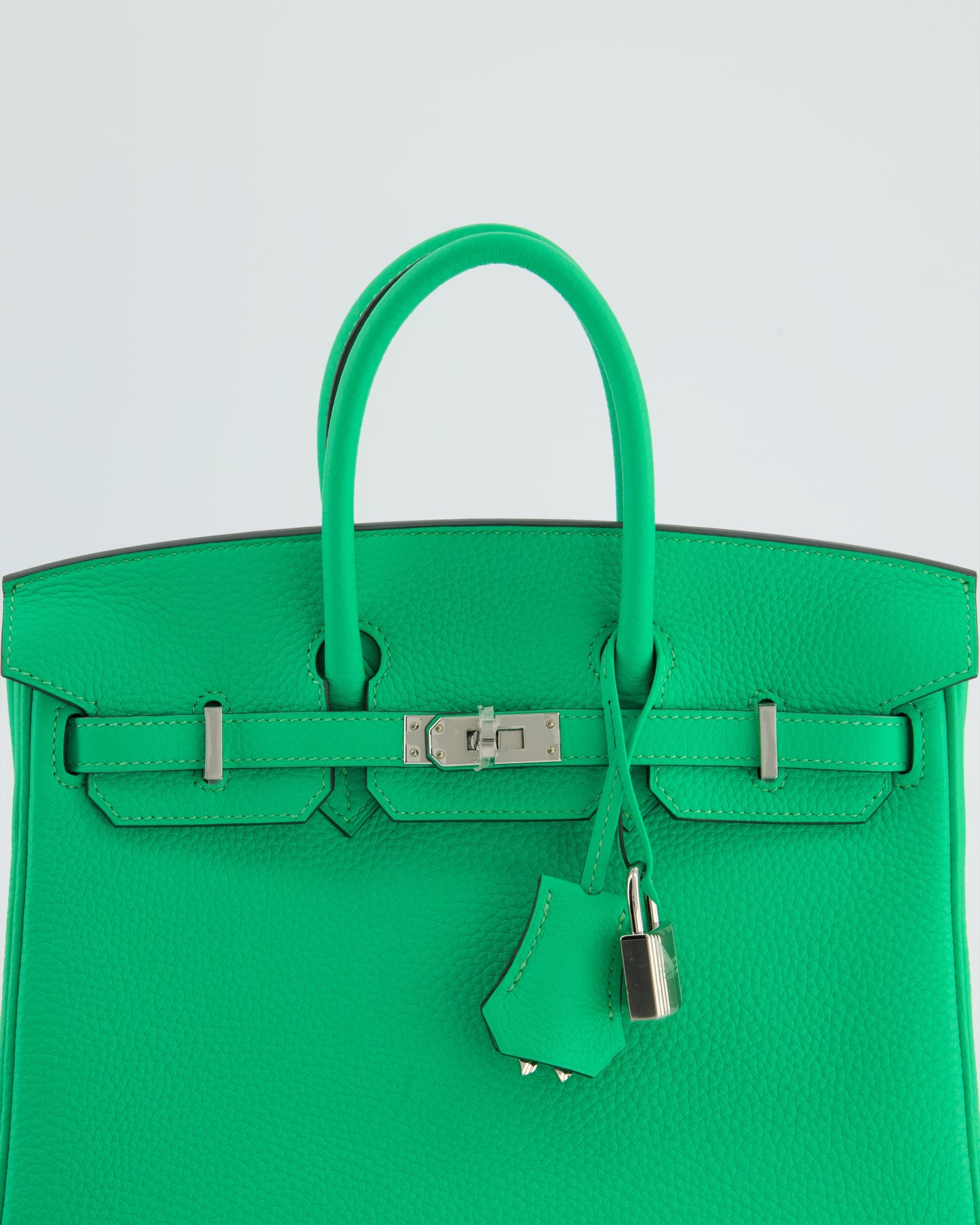 Herm�s Birkin 25 Retourne Bag in Vert Comics Togo Leather with Palladium Hardware