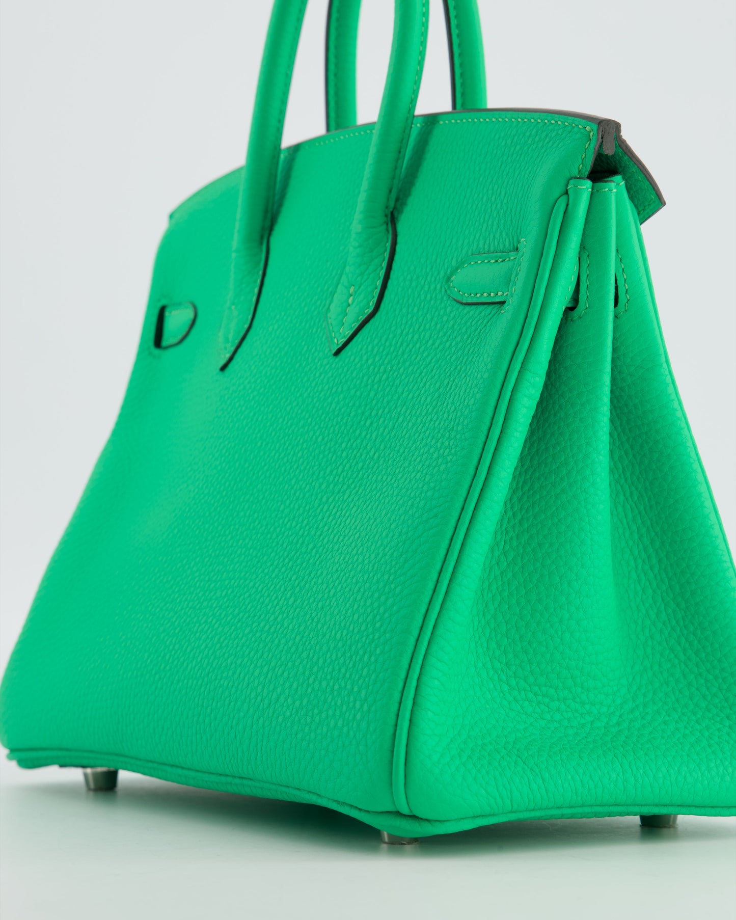 Herm�s Birkin 25 Retourne Bag in Vert Comics Togo Leather with Palladium Hardware