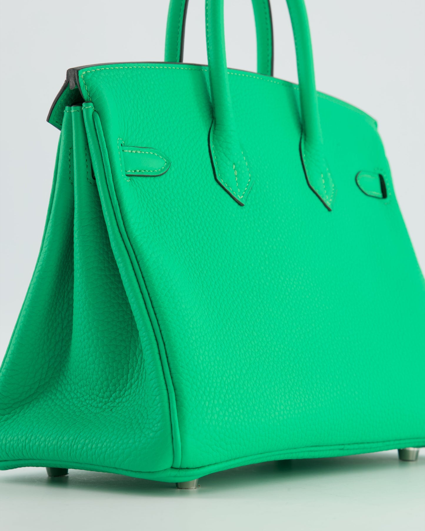 Herm�s Birkin 25 Retourne Bag in Vert Comics Togo Leather with Palladium Hardware