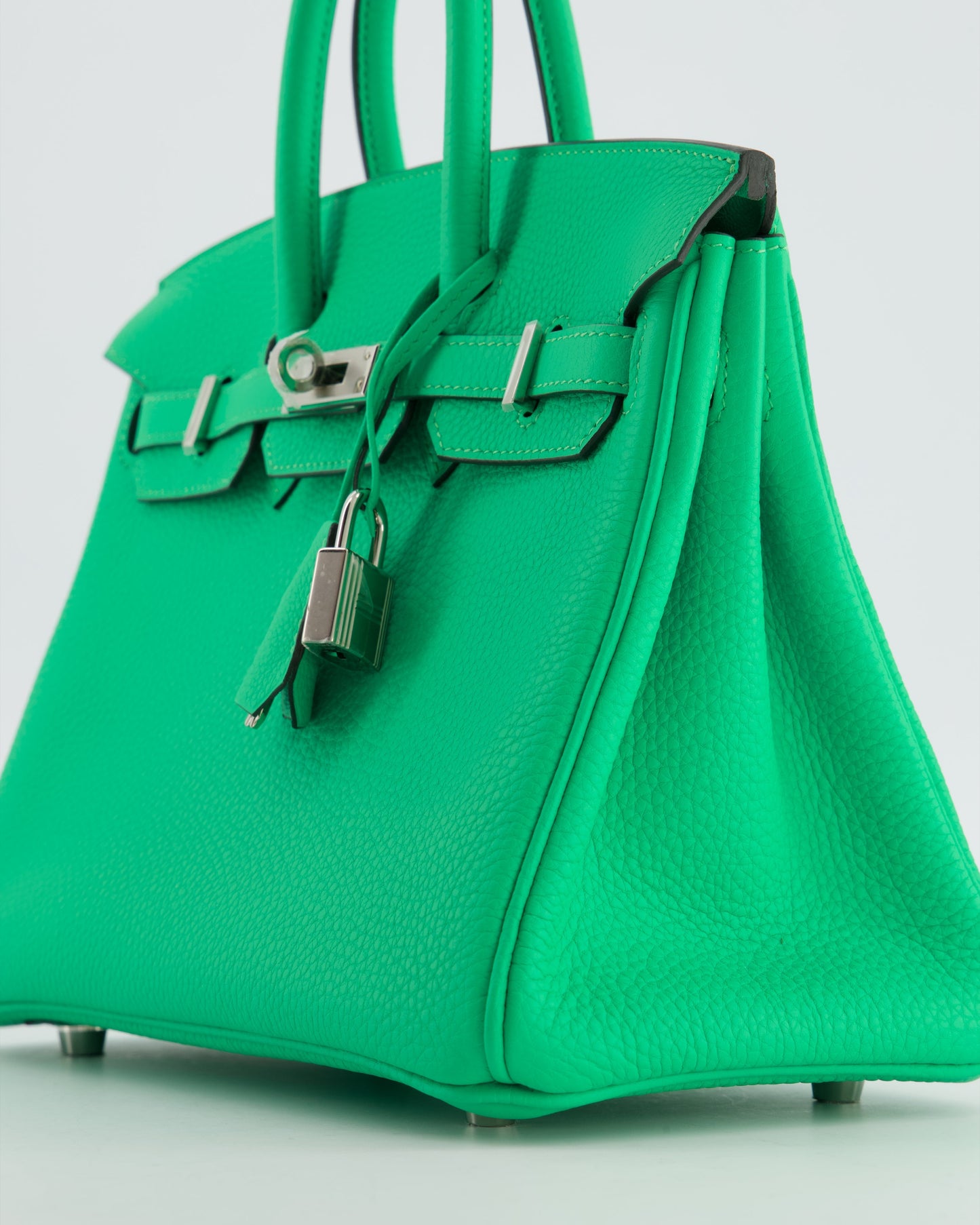 Herm�s Birkin 25 Retourne Bag in Vert Comics Togo Leather with Palladium Hardware
