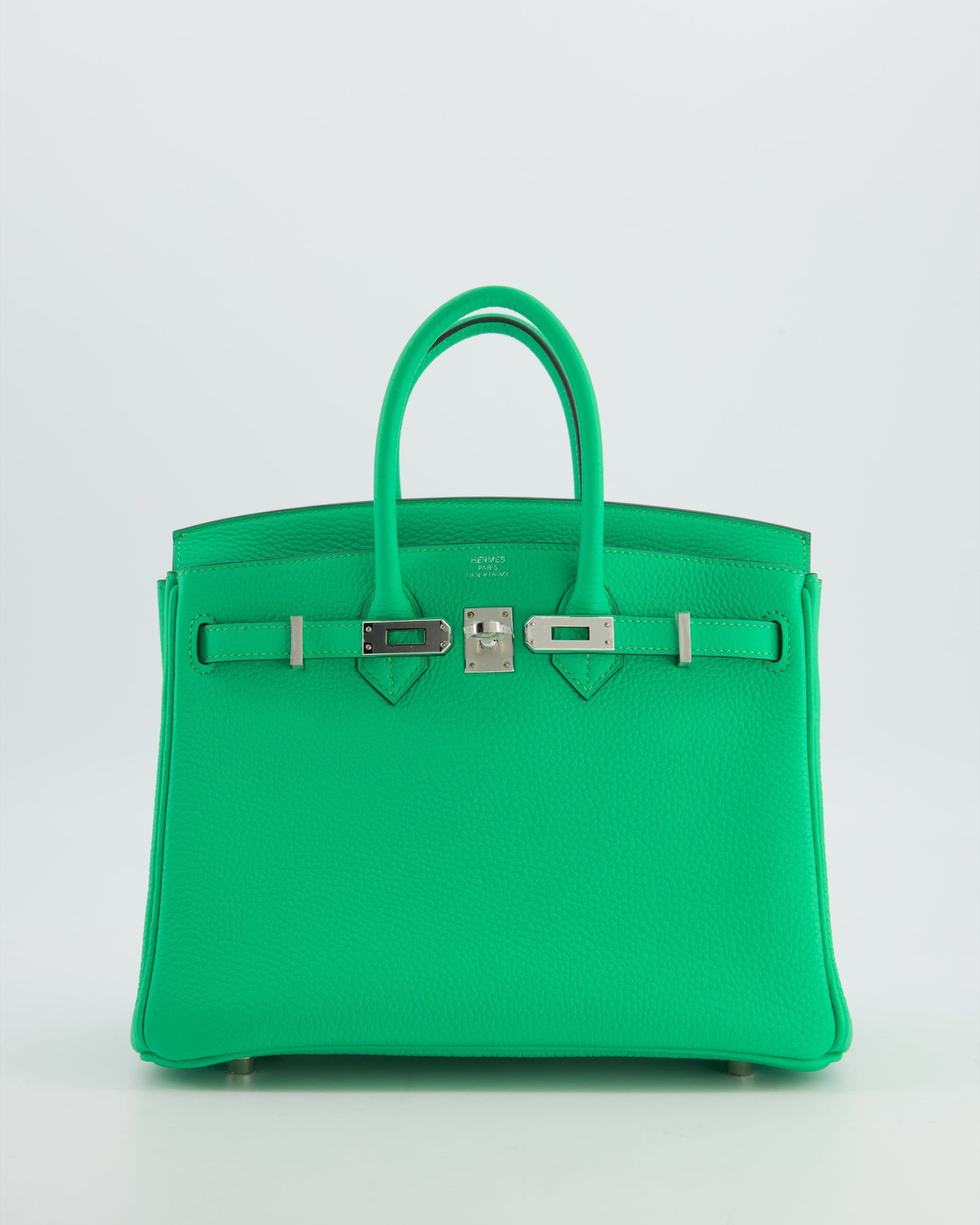 Herm�s Birkin 25 Retourne Bag in Vert Comics Togo Leather with Palladium Hardware
