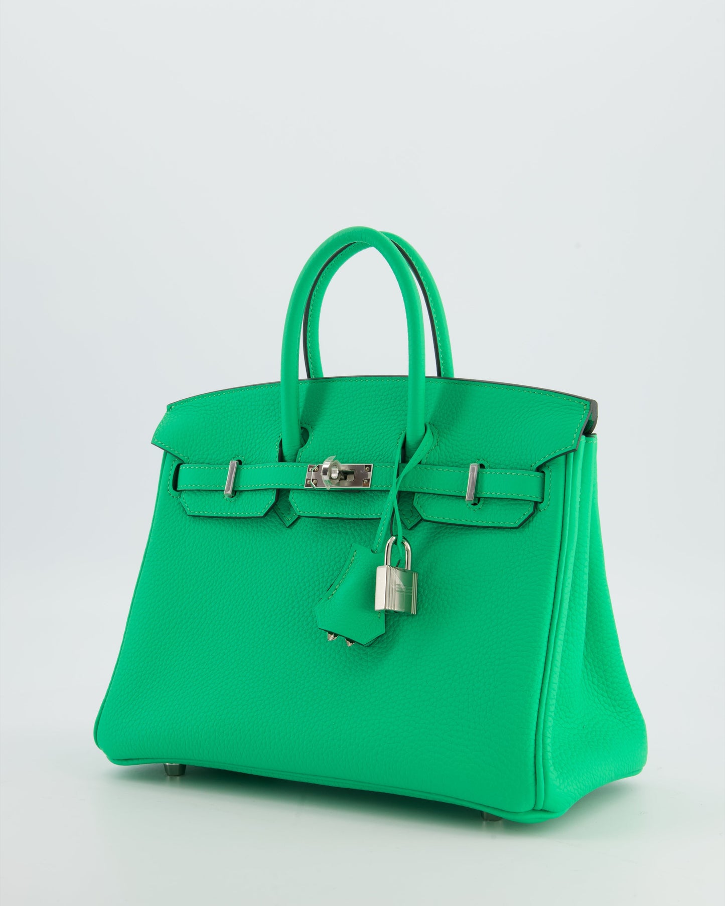 Herm�s Birkin 25 Retourne Bag in Vert Comics Togo Leather with Palladium Hardware