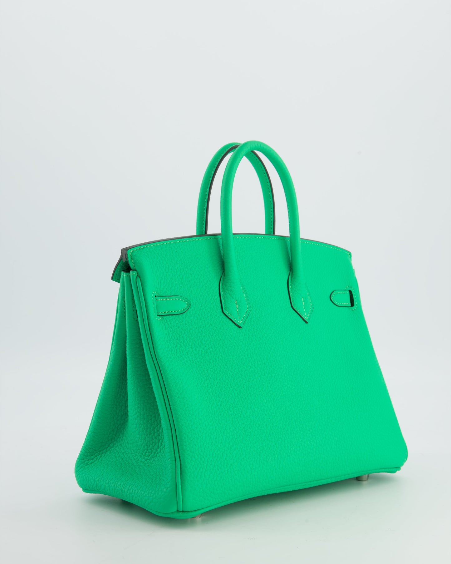 Herm�s Birkin 25 Retourne Bag in Vert Comics Togo Leather with Palladium Hardware