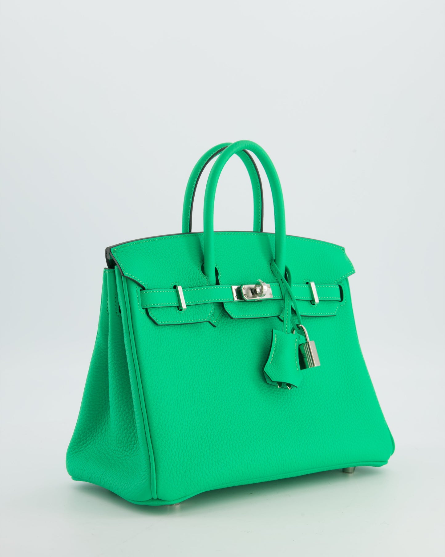 Herm�s Birkin 25 Retourne Bag in Vert Comics Togo Leather with Palladium Hardware