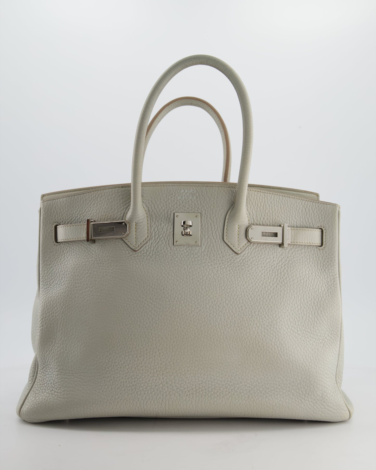 Herm�s Birkin 35 Retourne Bag in Gris Perle Togo Leather with Palladium Hardware
