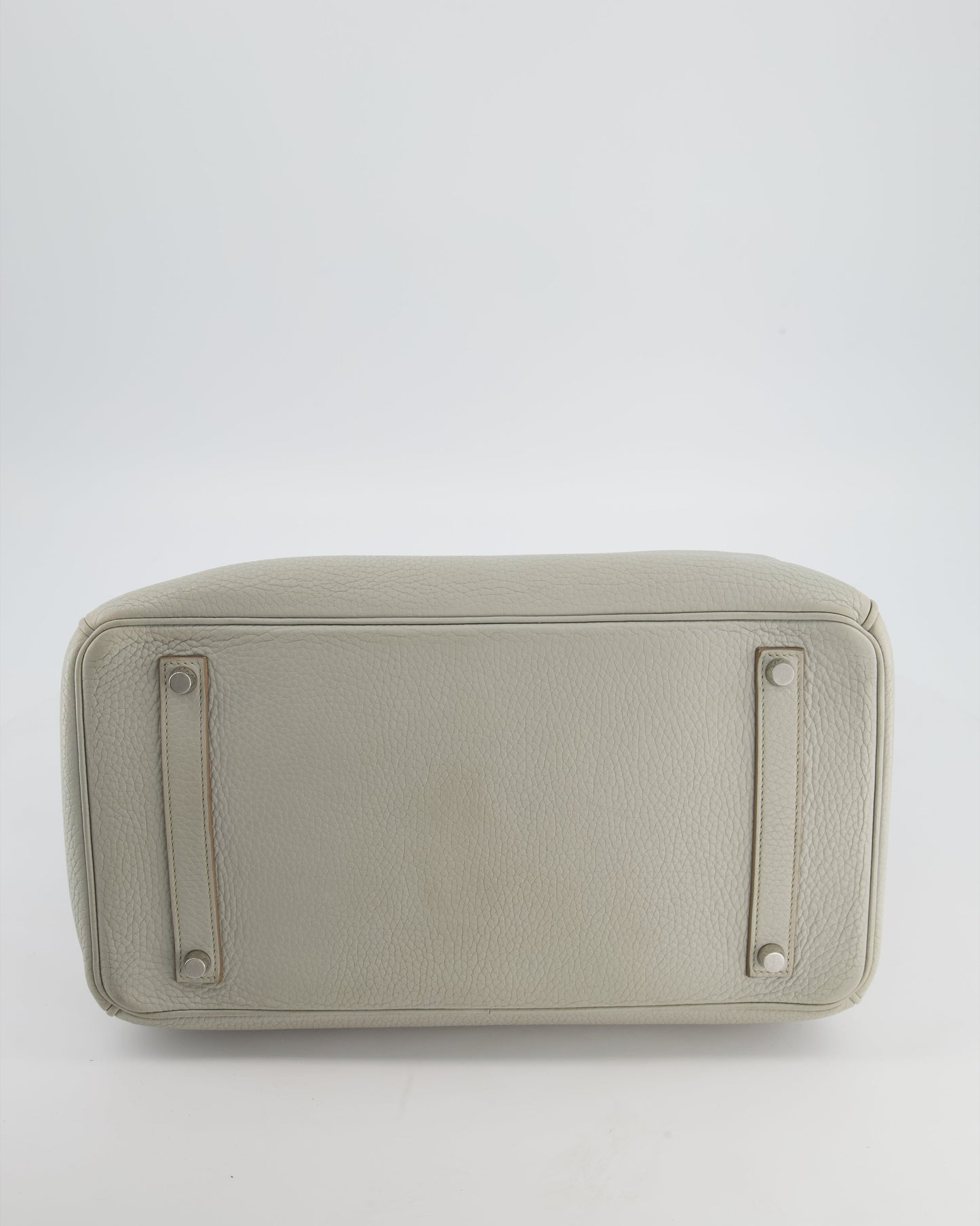 Herm�s Birkin 35 Retourne Bag in Gris Perle Togo Leather with Palladium Hardware