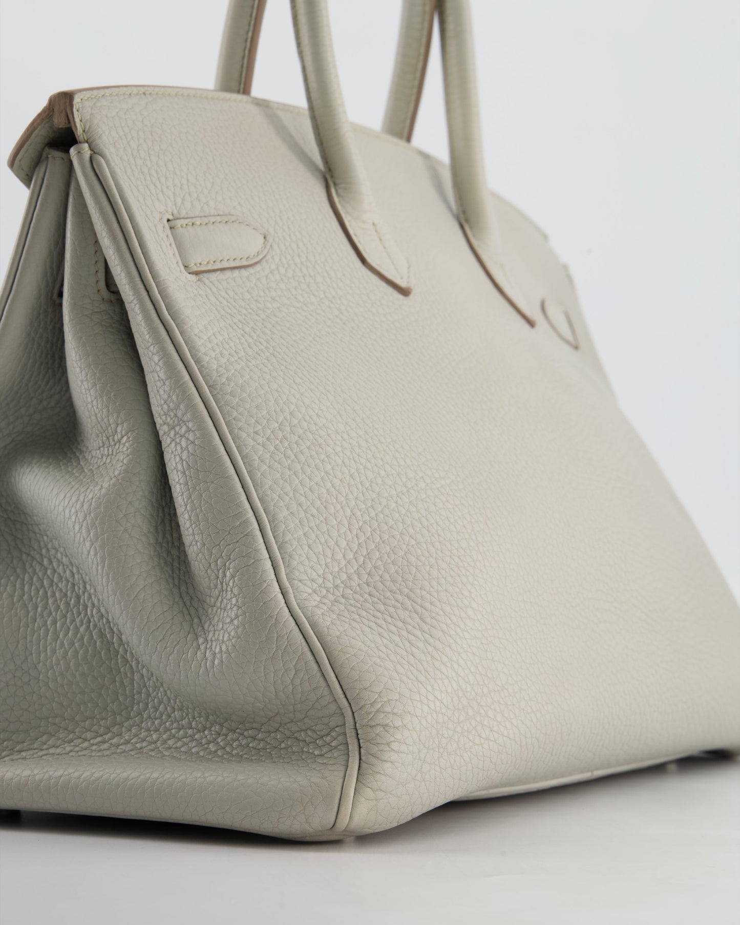 Herm�s Birkin 35 Retourne Bag in Gris Perle Togo Leather with Palladium Hardware