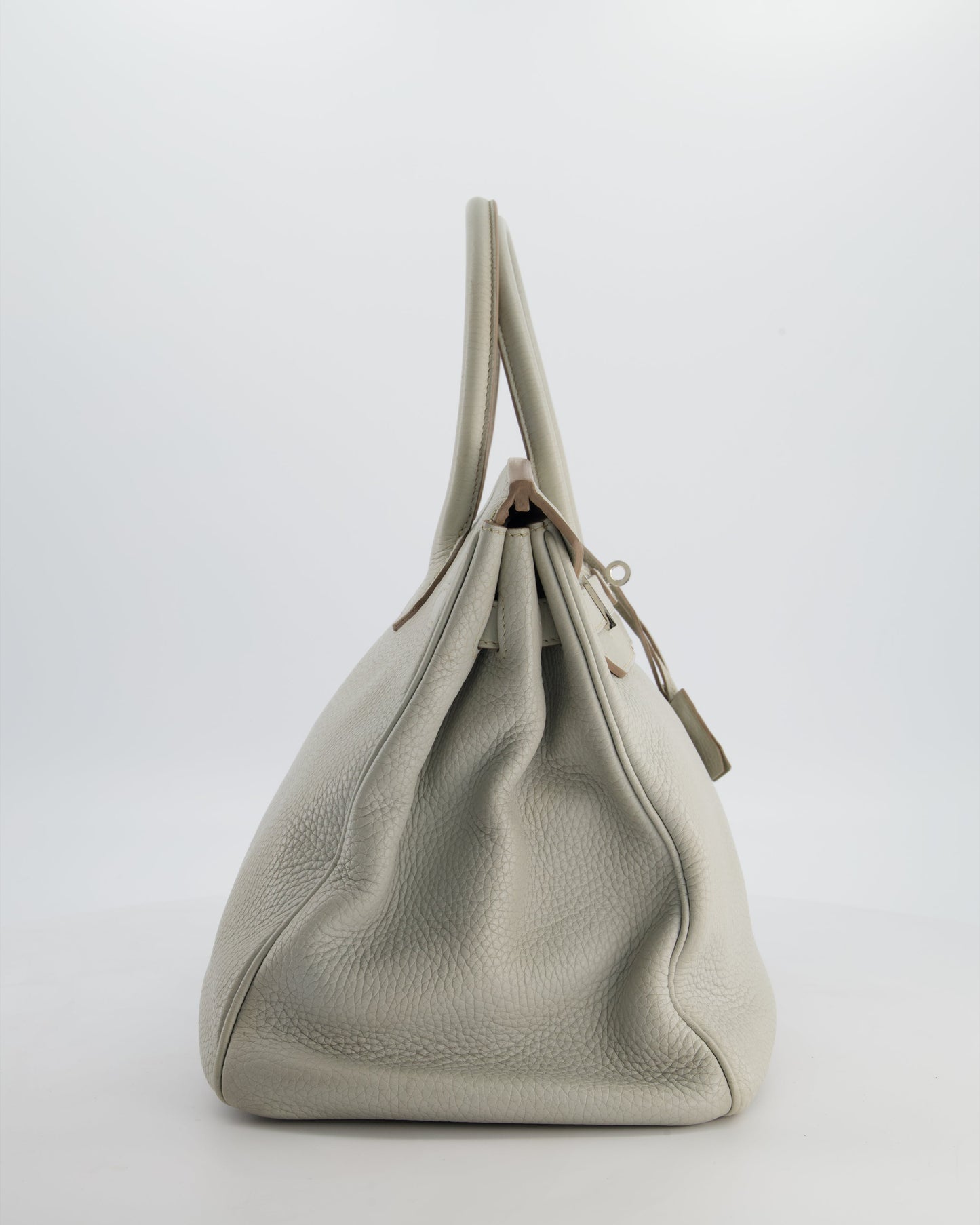 Herm�s Birkin 35 Retourne Bag in Gris Perle Togo Leather with Palladium Hardware