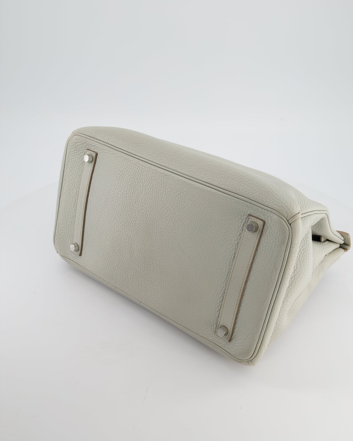 Herm�s Birkin 35 Retourne Bag in Gris Perle Togo Leather with Palladium Hardware