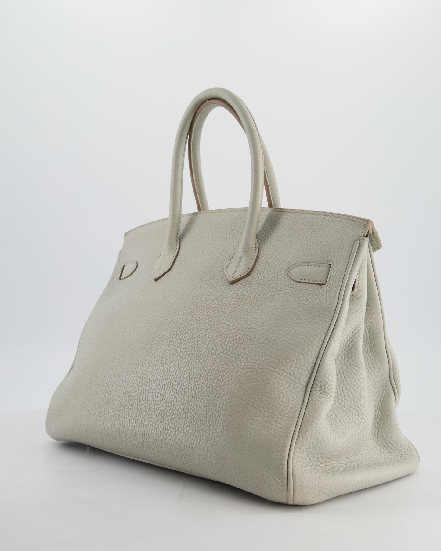 Herm�s Birkin 35 Retourne Bag in Gris Perle Togo Leather with Palladium Hardware