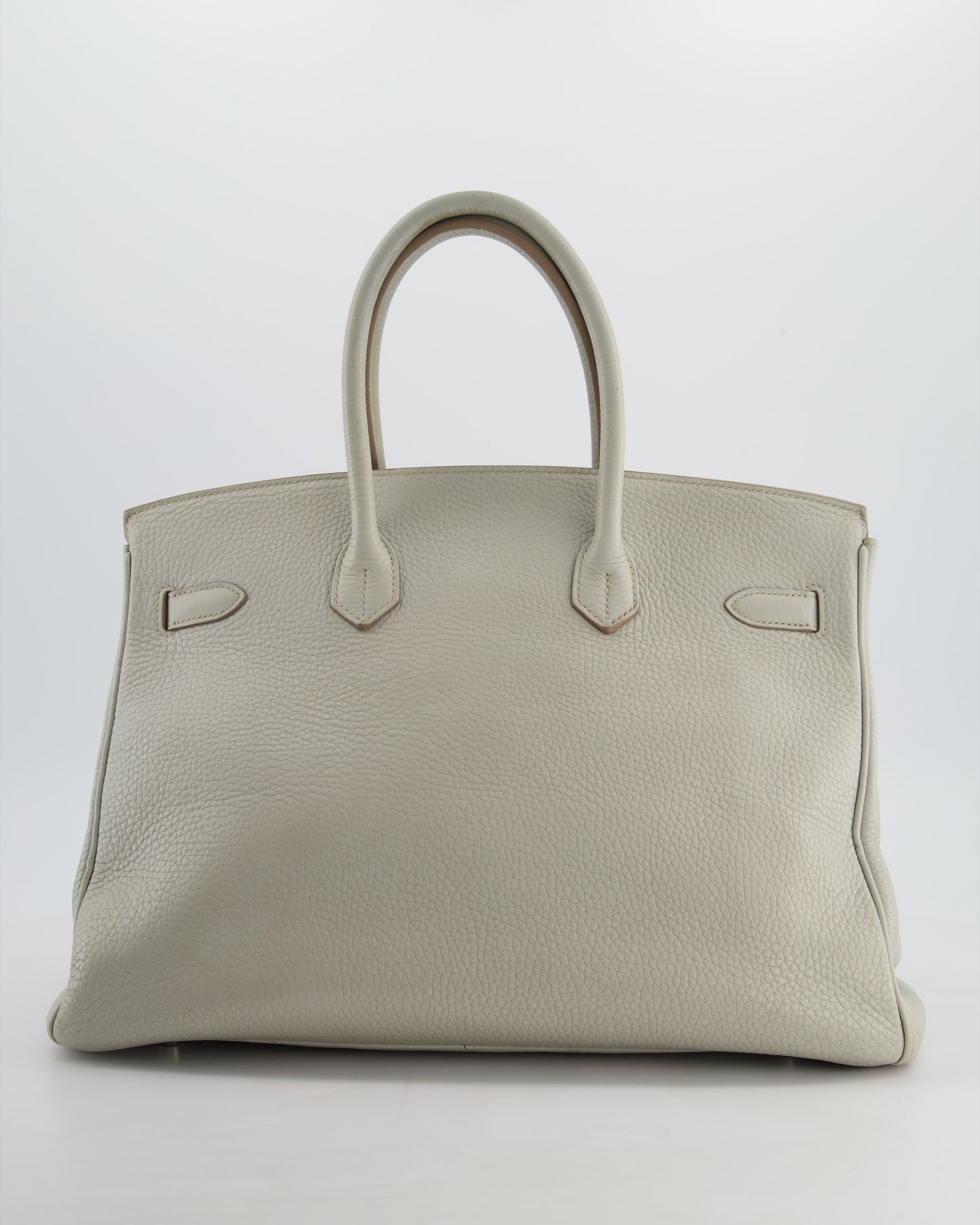 Herm�s Birkin 35 Retourne Bag in Gris Perle Togo Leather with Palladium Hardware