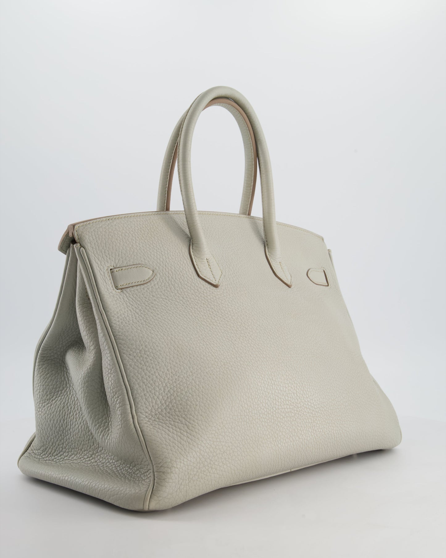 Herm�s Birkin 35 Retourne Bag in Gris Perle Togo Leather with Palladium Hardware