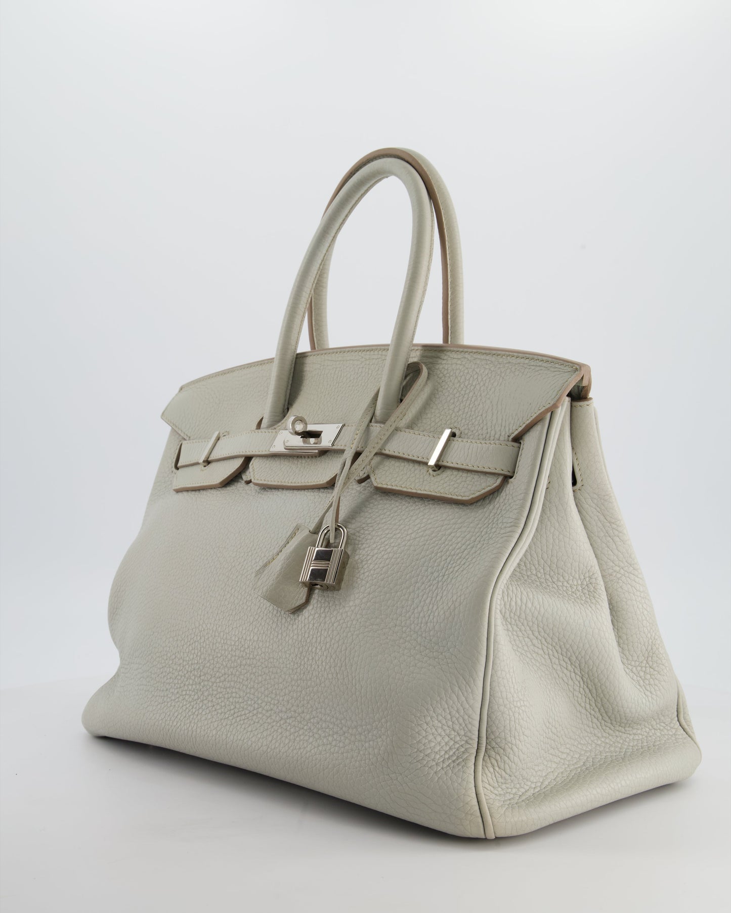 Herm�s Birkin 35 Retourne Bag in Gris Perle Togo Leather with Palladium Hardware