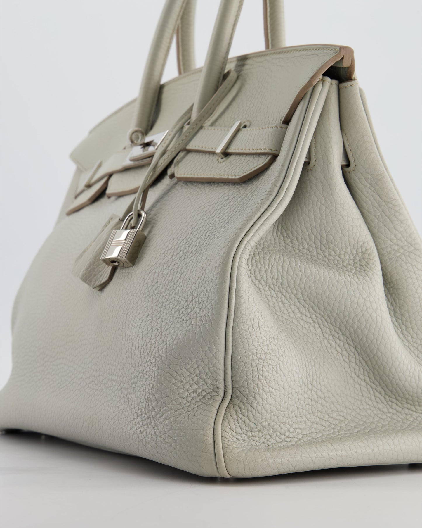 Herm�s Birkin 35 Retourne Bag in Gris Perle Togo Leather with Palladium Hardware