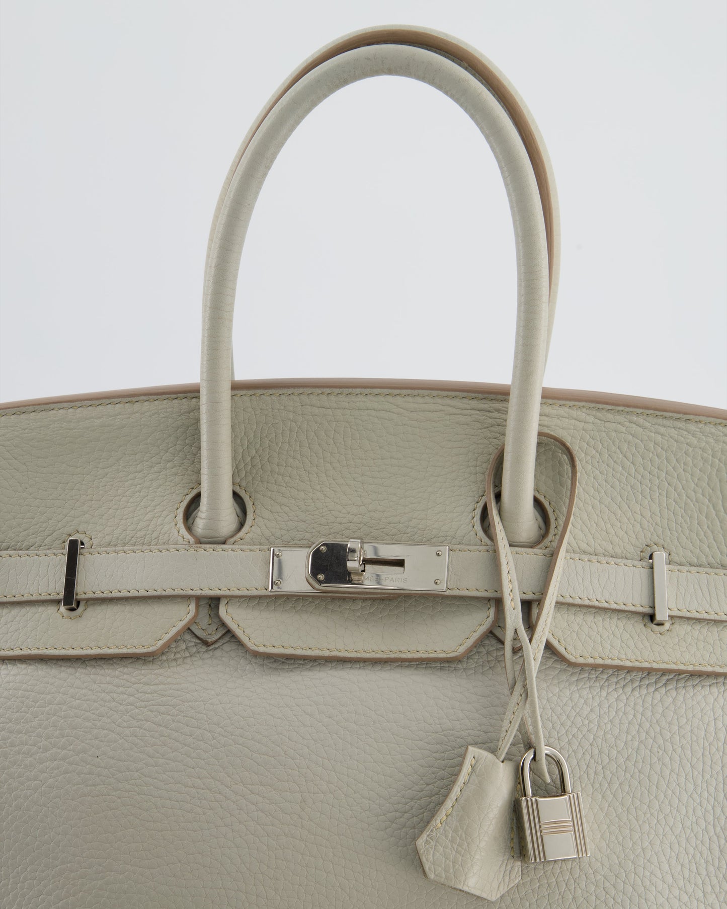 Herm�s Birkin 35 Retourne Bag in Gris Perle Togo Leather with Palladium Hardware