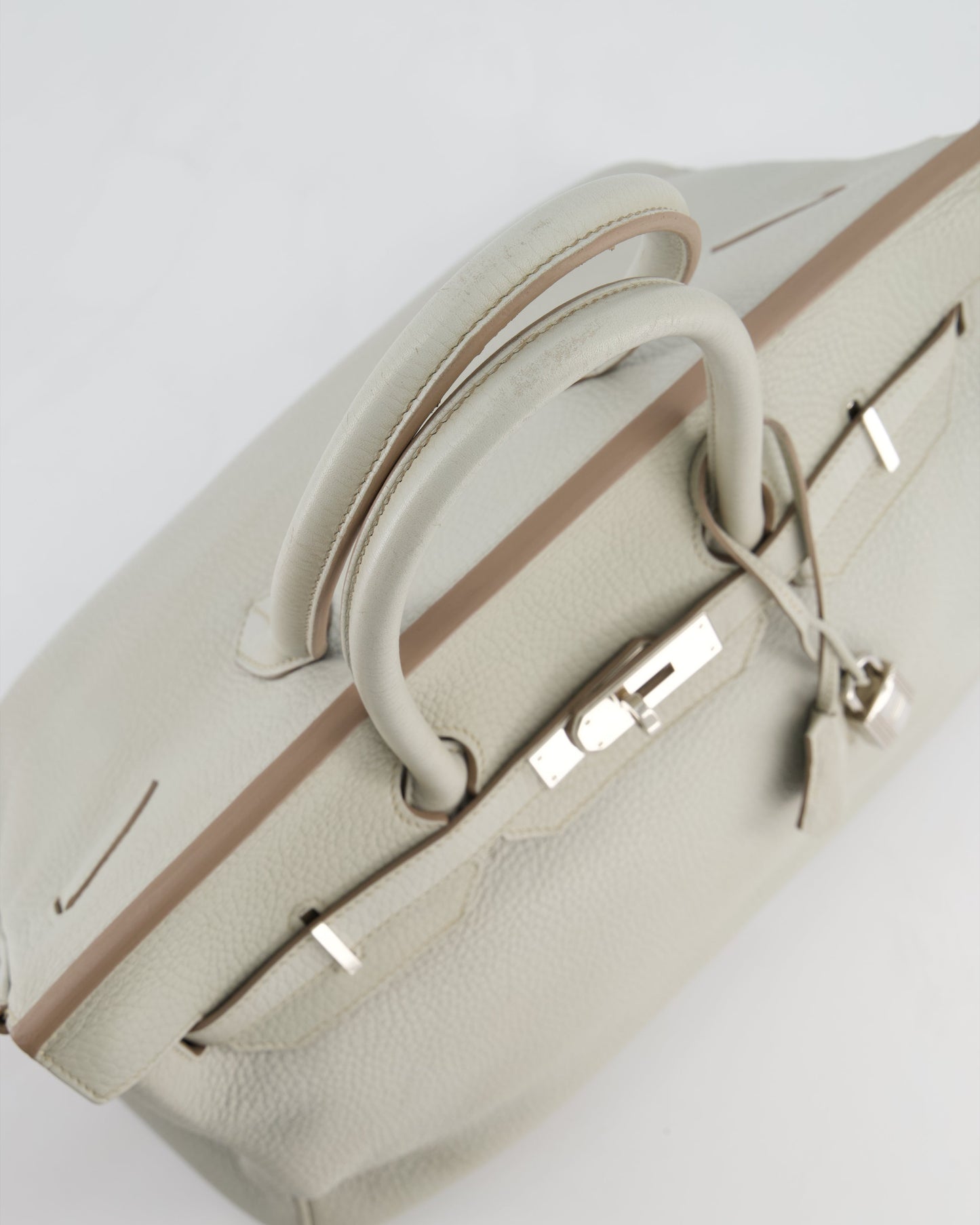 Herm�s Birkin 35 Retourne Bag in Gris Perle Togo Leather with Palladium Hardware