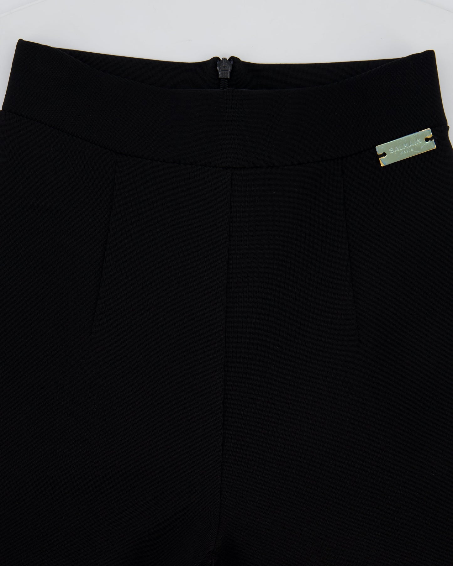 Balmain Black Knit Stirrup Leggings Size XS (UK 4-6)