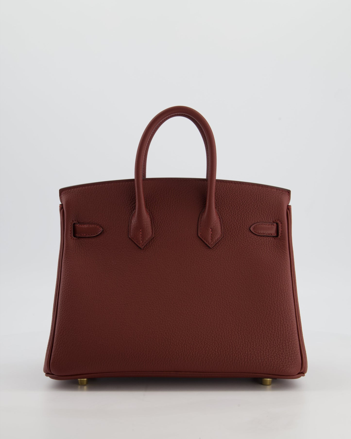 *HOT* Herm�s Birkin 25 Retourne Bag in Rouge H Togo Leather with Gold Hardware