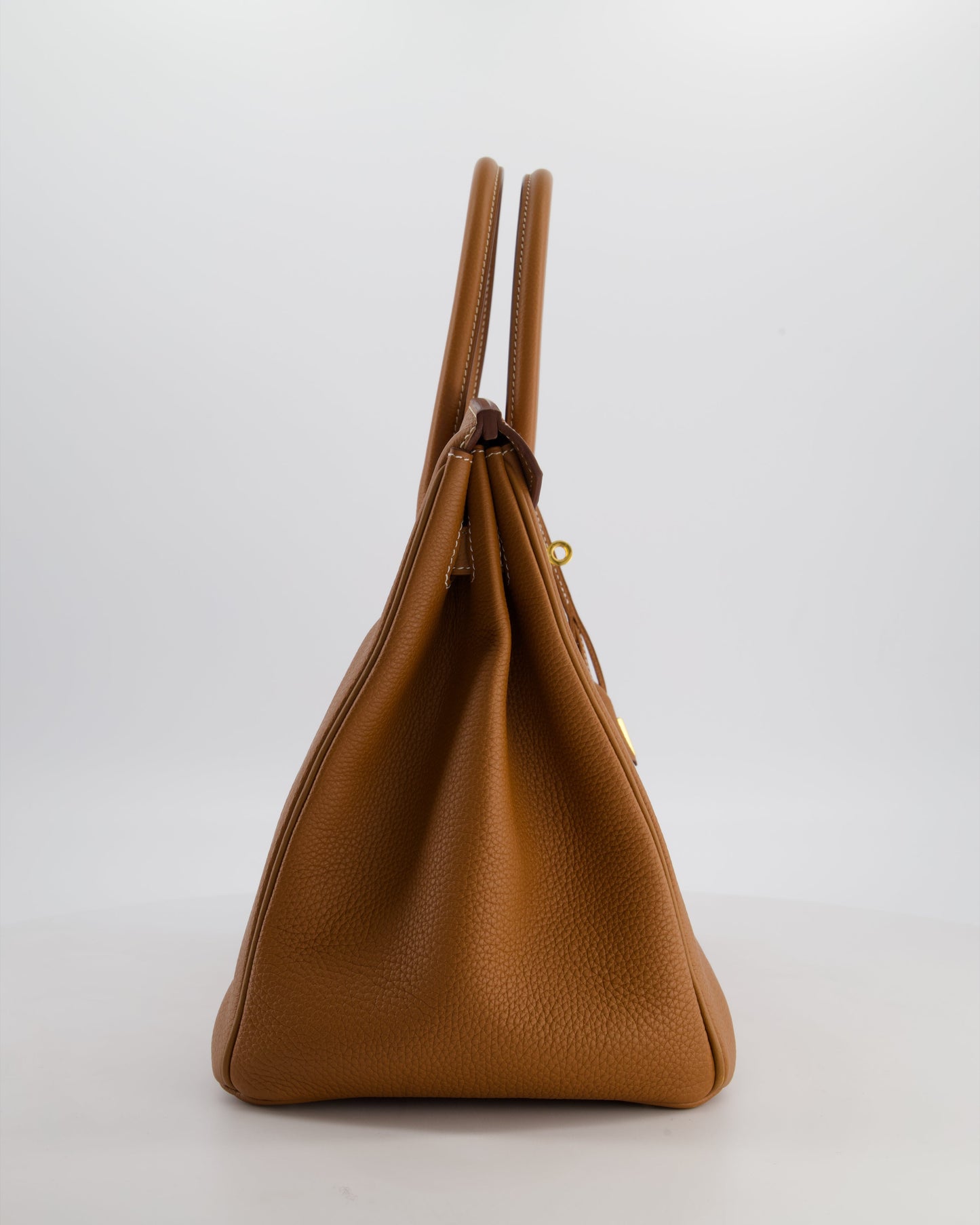 Herm�s Birkin 35 Retourne Bag in Gold Togo Leather with Gold Hardware