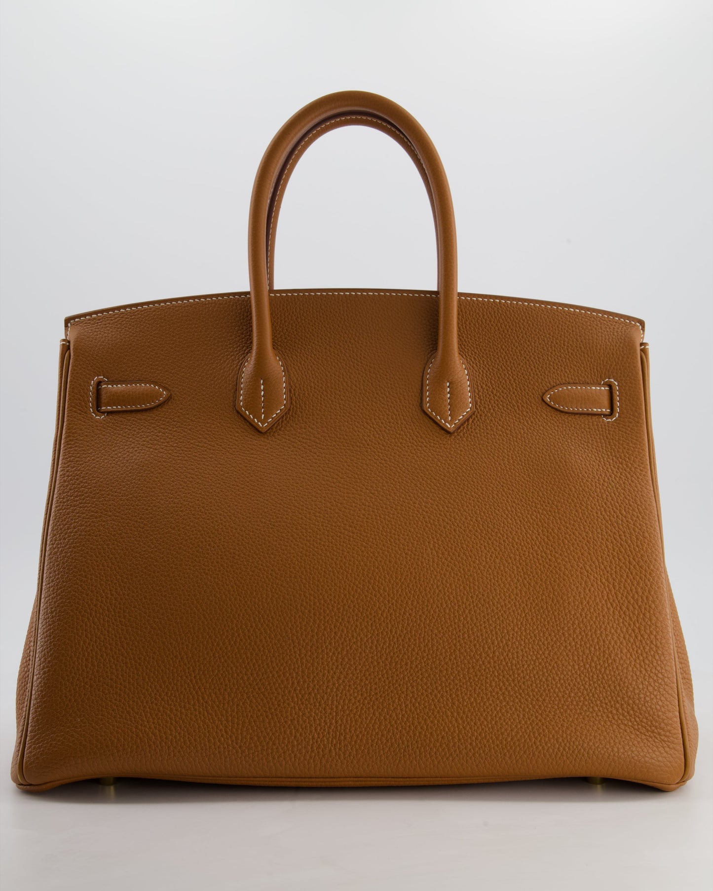Herm�s Birkin 35 Retourne Bag in Gold Togo Leather with Gold Hardware
