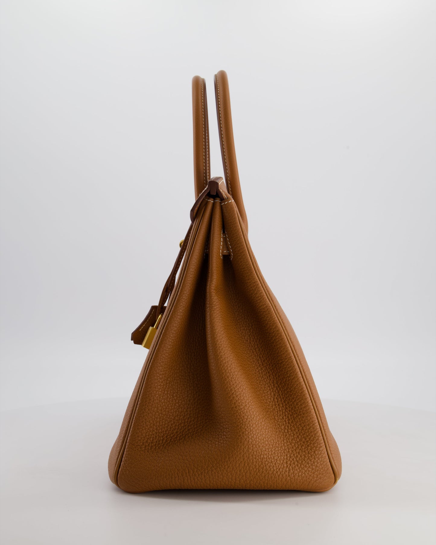 Herm�s Birkin 35 Retourne Bag in Gold Togo Leather with Gold Hardware