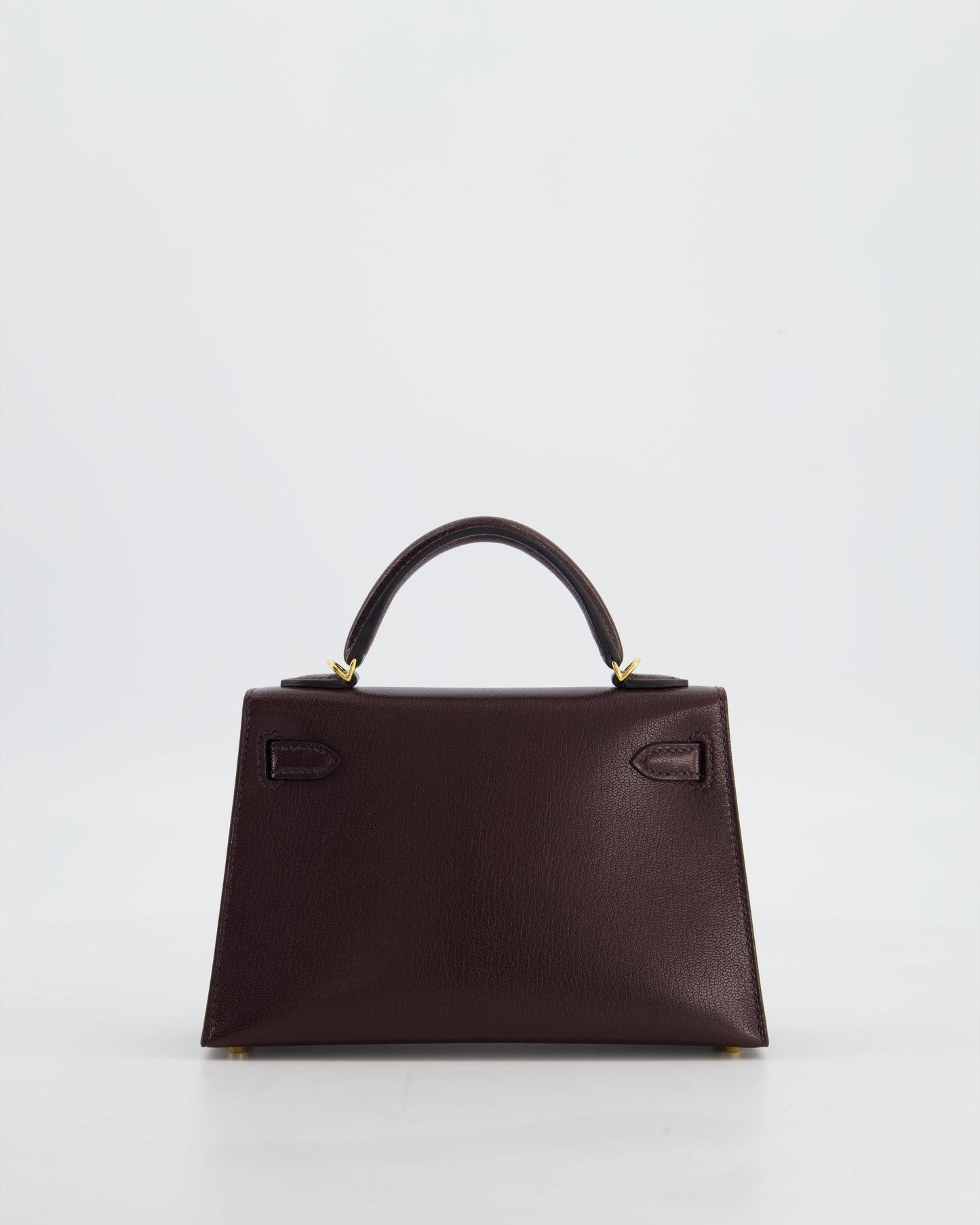 *SUPER HOT* Herm�s Mini Kelly II 20 Bag In Rouge Sellier Ch�vre Chamkila Leather with Gold Hardware