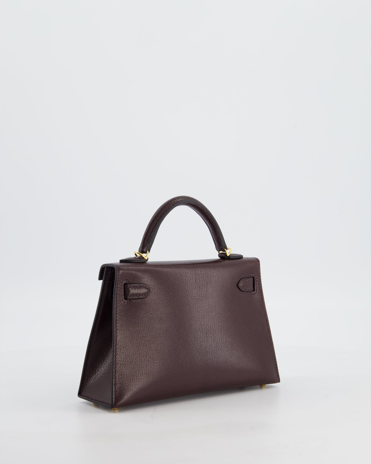 *SUPER HOT* Herm�s Mini Kelly II 20 Bag In Rouge Sellier Ch�vre Chamkila Leather with Gold Hardware