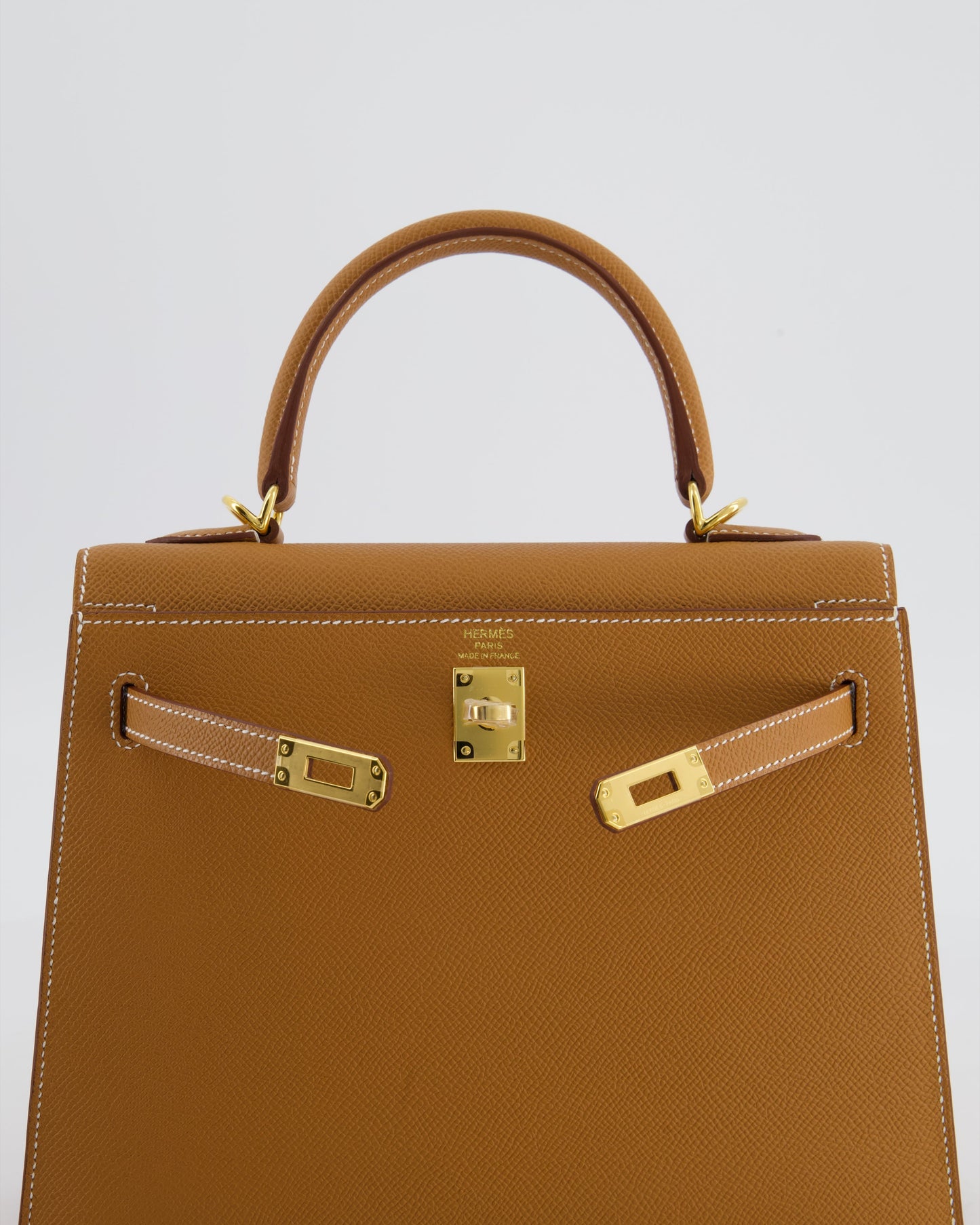 *HOLY GRAIL* Herm�s Kelly 25 Sellier Bag in Gold Epsom Leather with Gold Hardware