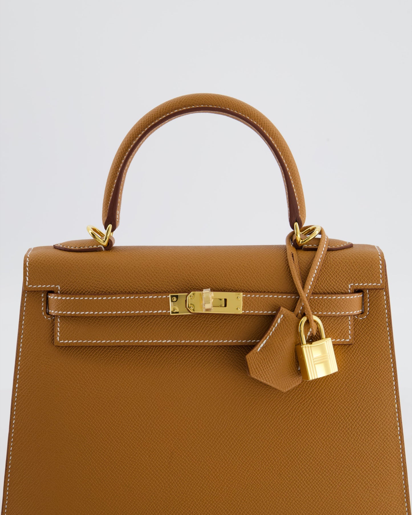 *HOLY GRAIL* Herm�s Kelly 25 Sellier Bag in Gold Epsom Leather with Gold Hardware