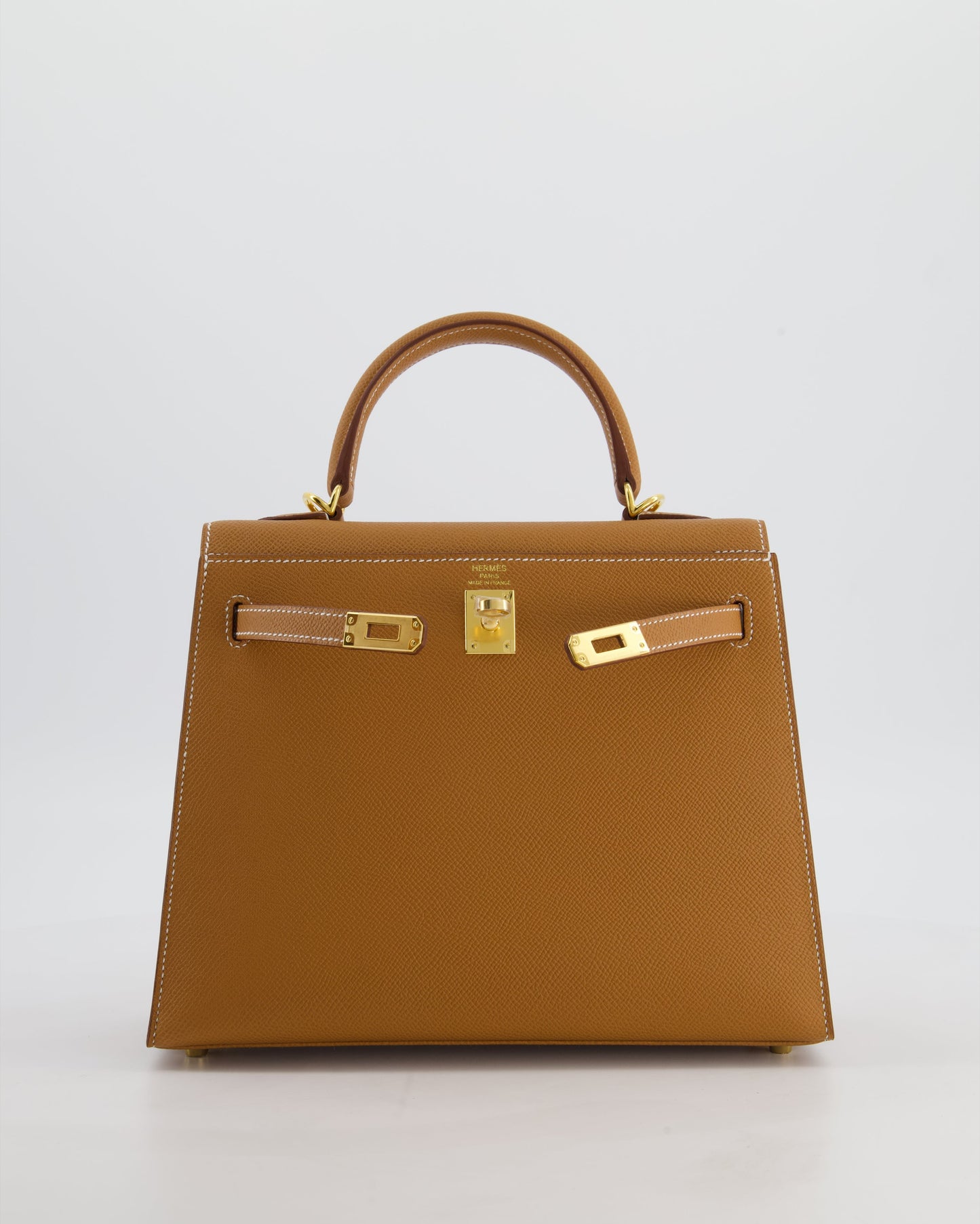 *HOLY GRAIL* Herm�s Kelly 25 Sellier Bag in Gold Epsom Leather with Gold Hardware