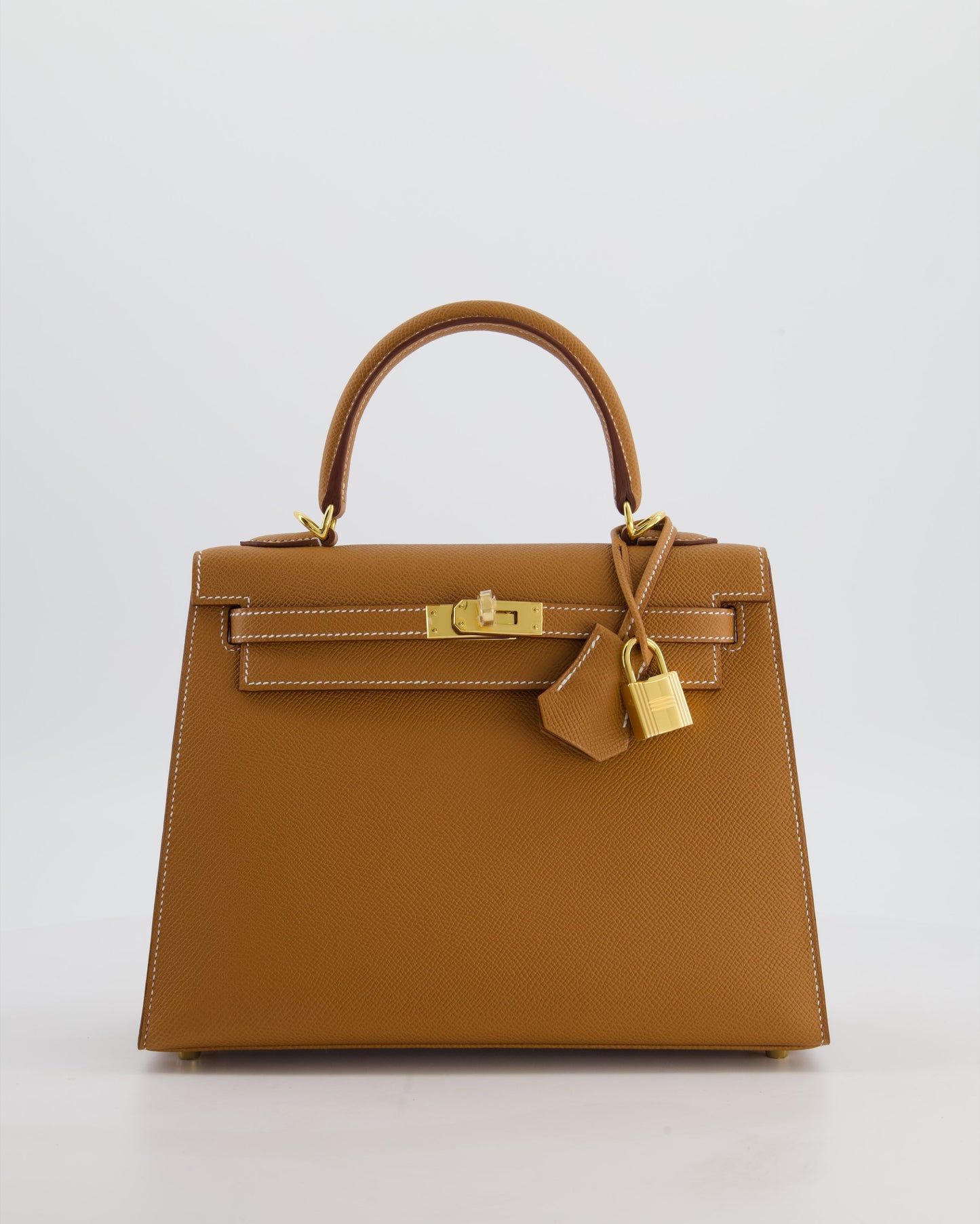 *HOLY GRAIL* Herm�s Kelly 25 Sellier Bag in Gold Epsom Leather with Gold Hardware