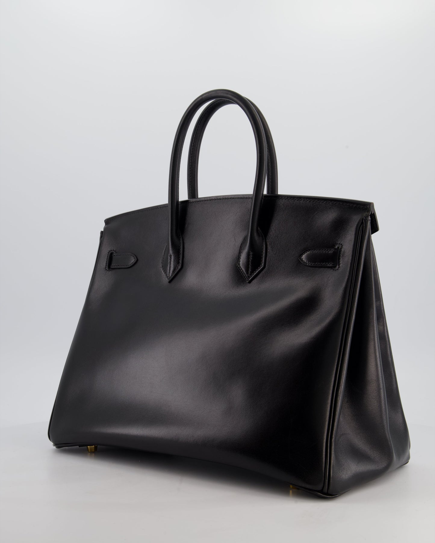 *SUPER RARE* Hermès Birkin 35cm Bag in Black Box Leather with Gold Hardware