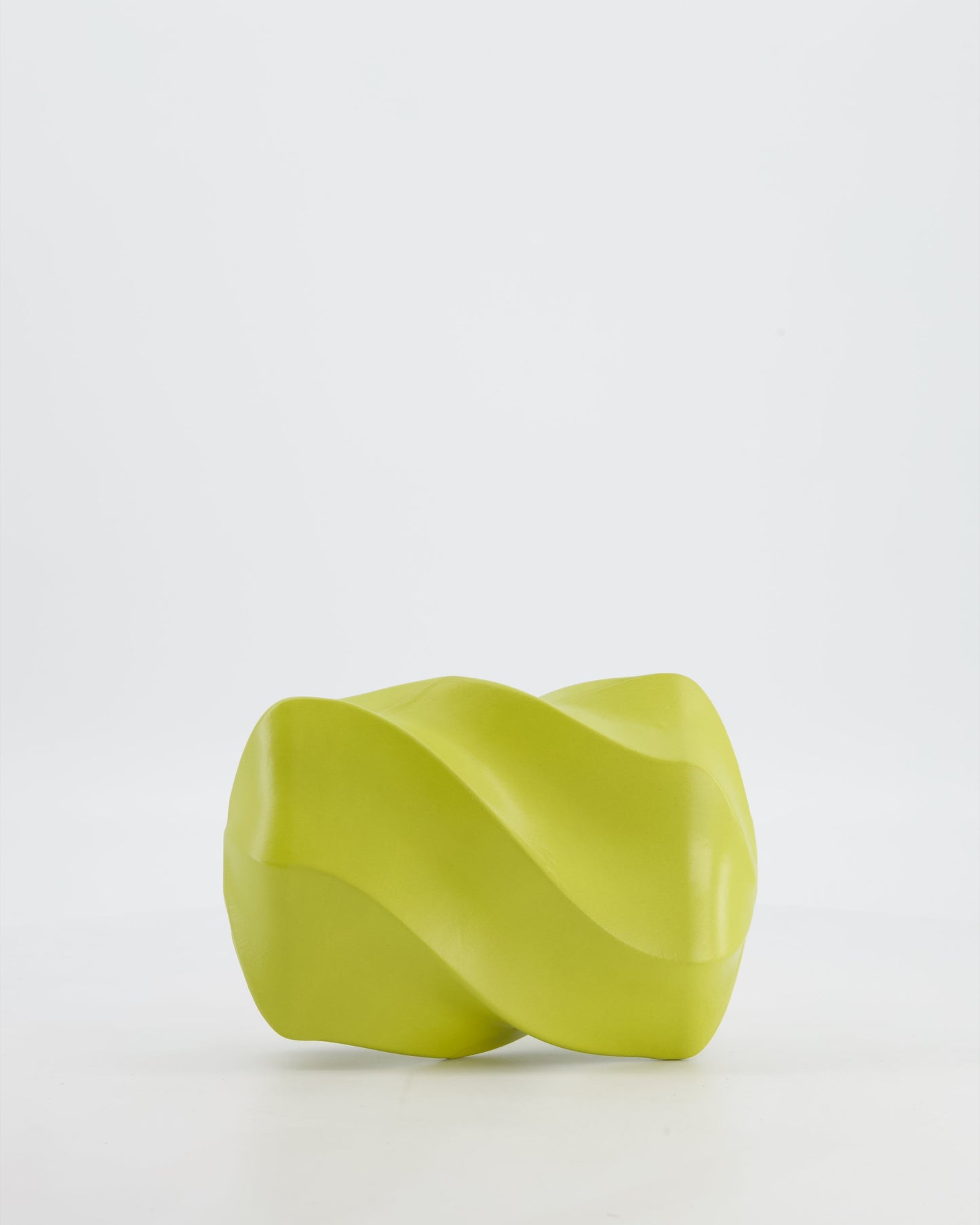 Bottega Veneta Kiwi Green Whirl Clutch Bag