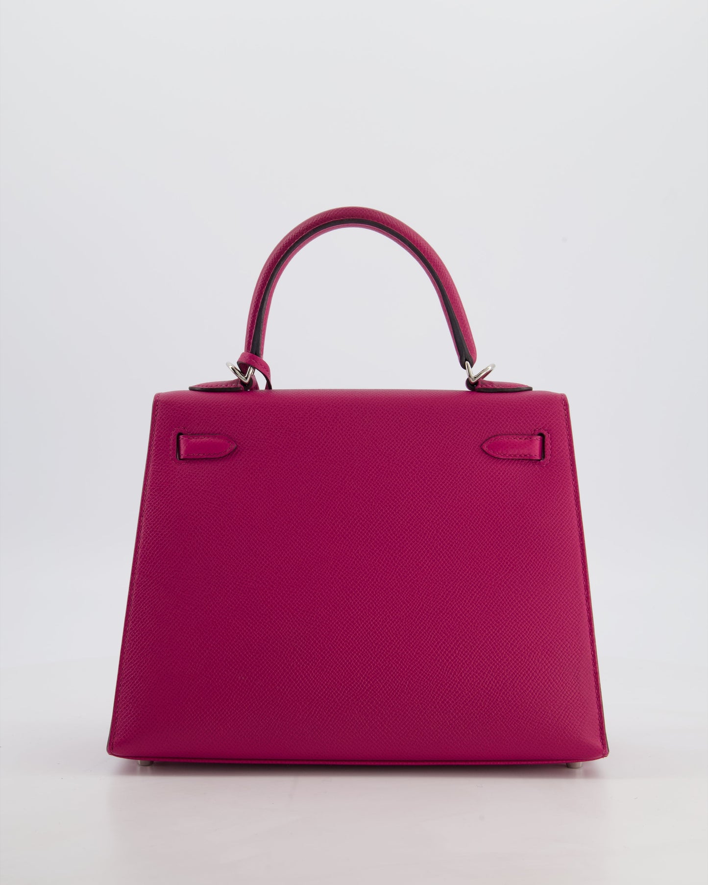*FIRE PRICE* Herm�s Kelly 25 Sellier Bag in Rose Pourpre Epsom Leather with Palladium Hardware