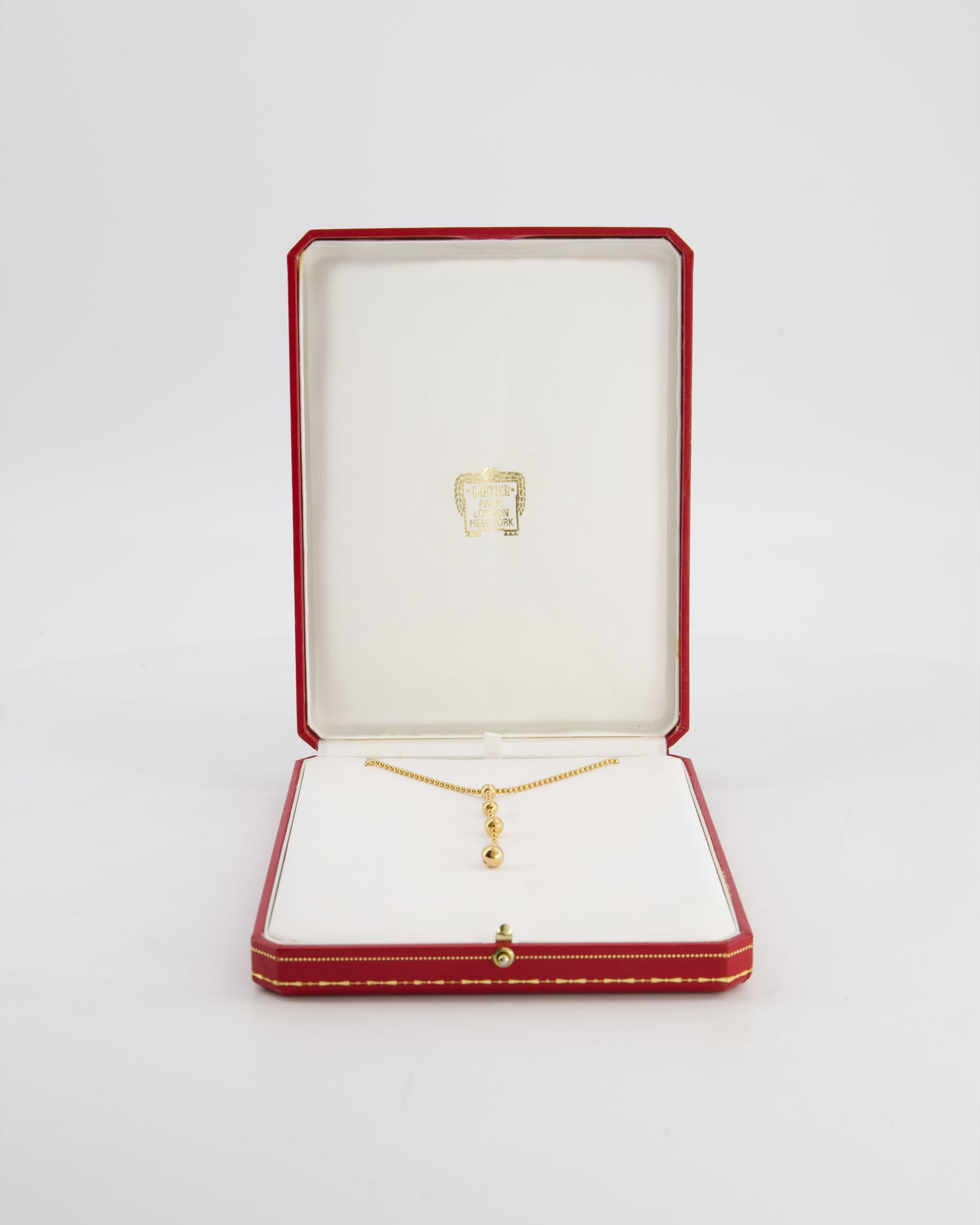 Cartier Draperie De Decollate Pendant Necklace in 18k Yellow Gold with Diamonds