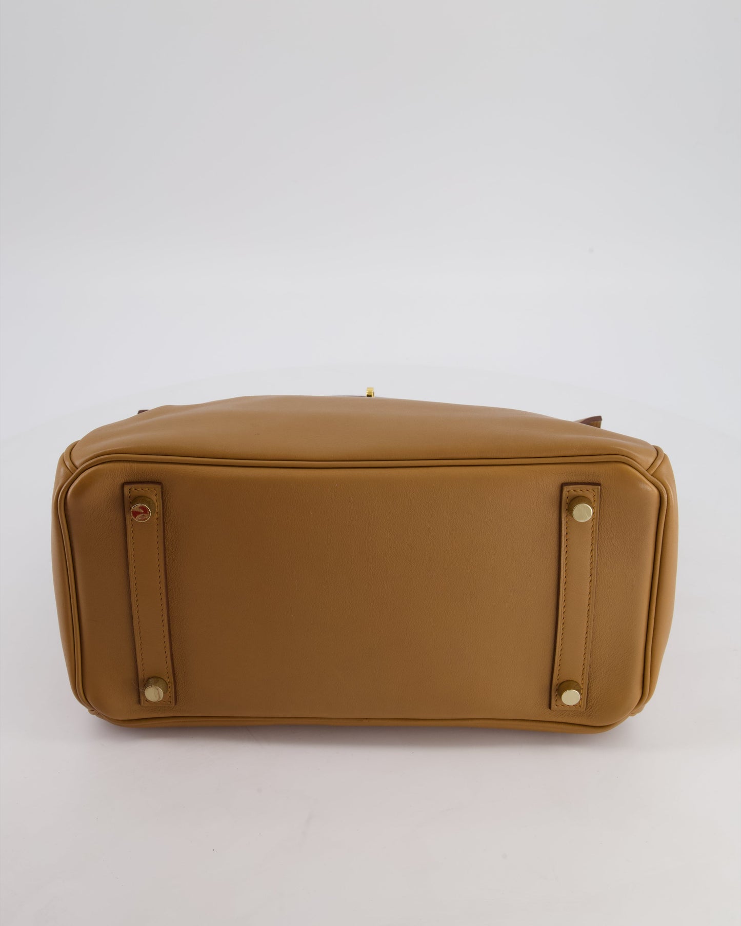 Hermès Birkin 30 Retourne Bag in Naturel Swift Leather with Gold Hardware