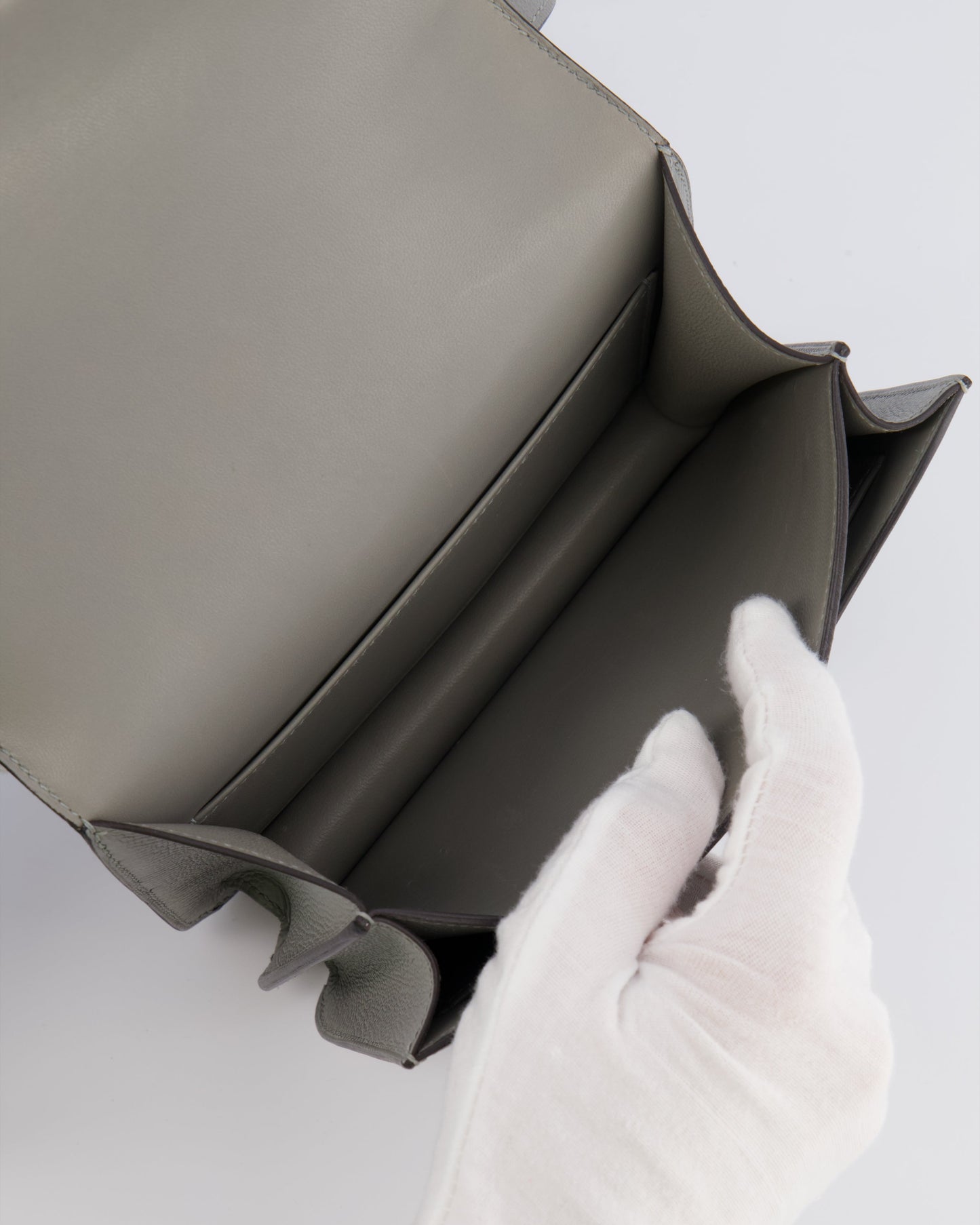 Hermès Constance 18 Bag in Gris Mouette Epsom Leather with Palladium Hardware
