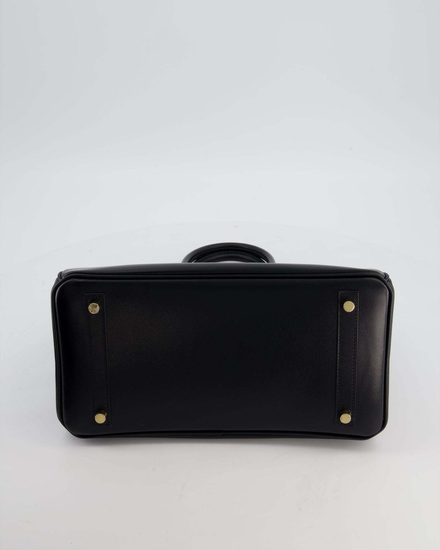 *RARE* Hermès Birkin 30 Retourne Bag in Noir Box Calf Leather with Gold Hardware