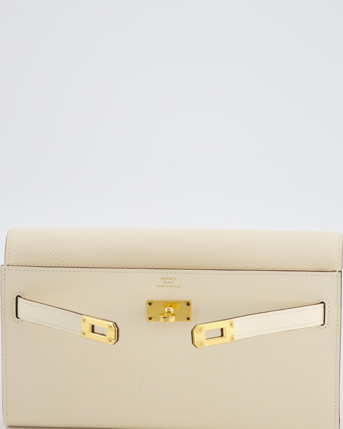 Herm�s Kelly To Go Bag in Nata Epsom Leather with Gold Hardware