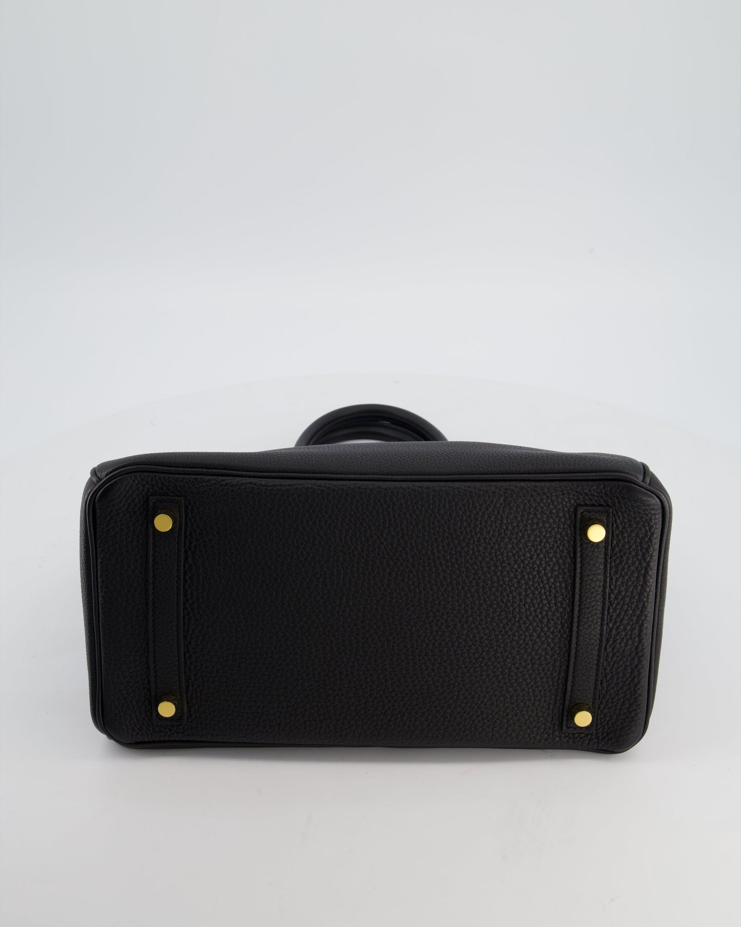 Hermès Birkin 30 Retourne Bag in Noir Togo Leather with Gold Hardware