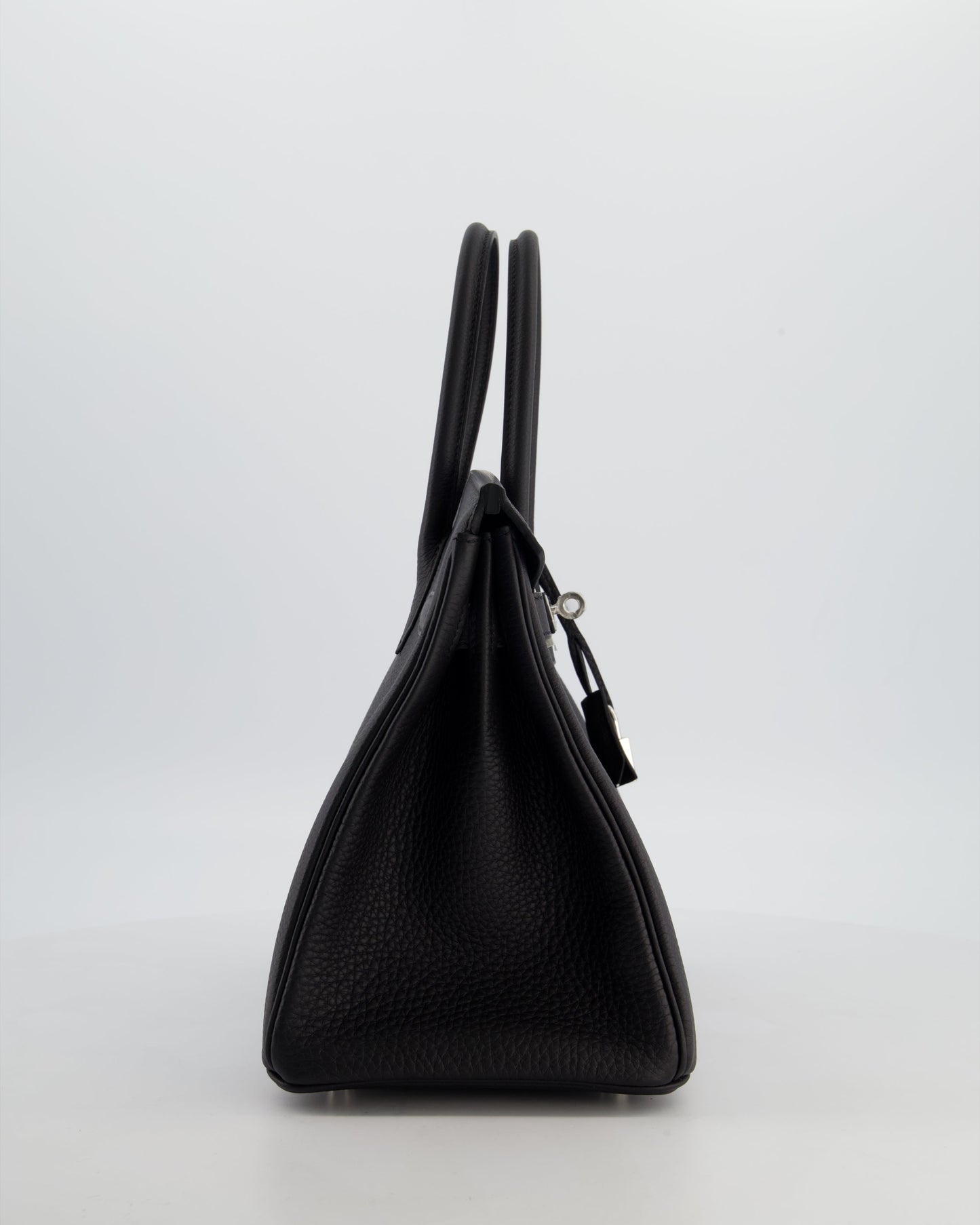 Hermès Birkin 30 Retourne Bag in Noir Togo Leather with Palladium Hardware