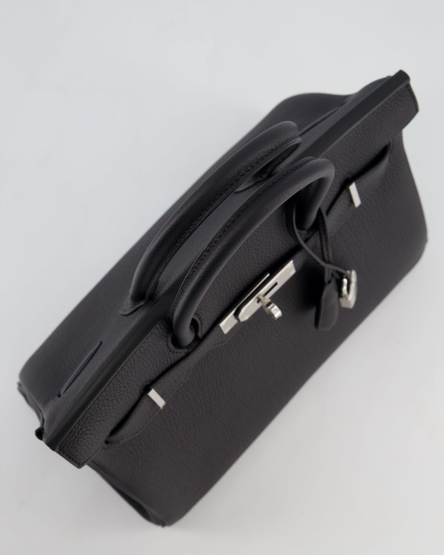 Hermès Birkin 30 Retourne Bag in Noir Togo Leather with Palladium Hardware