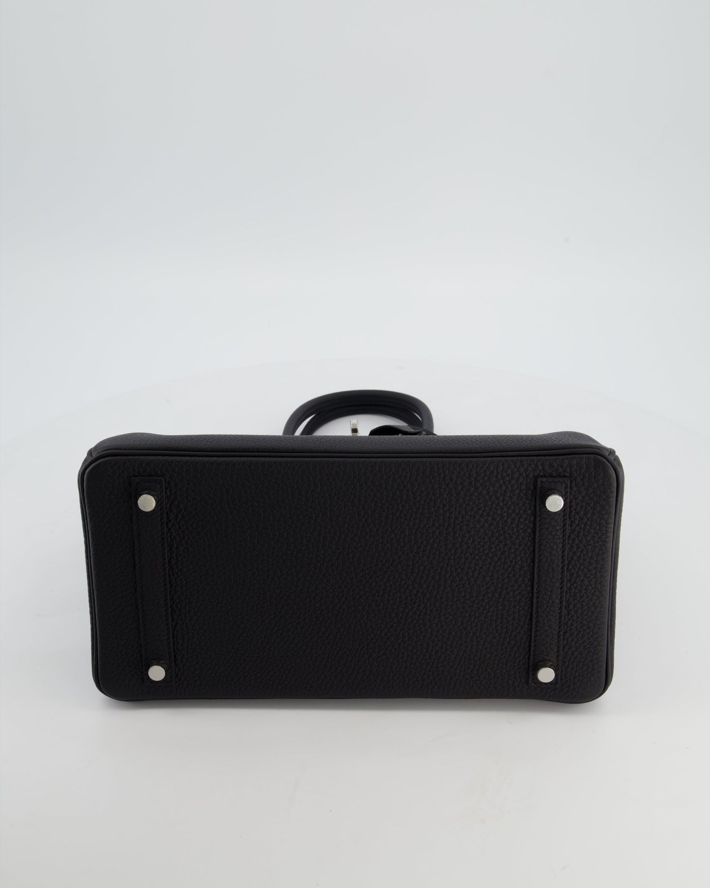 Hermès Birkin 30 Retourne Bag in Noir Togo Leather with Palladium Hardware
