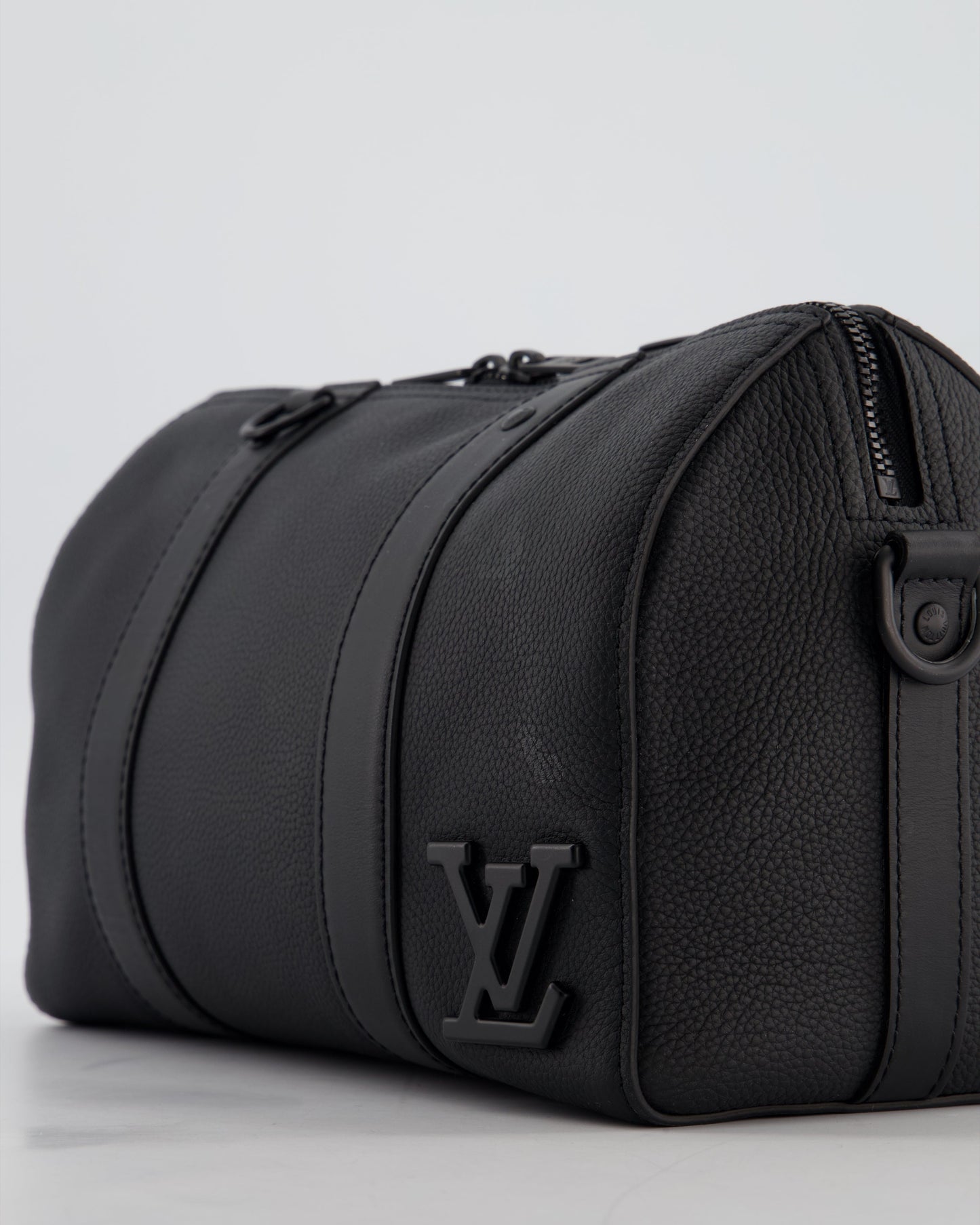 *FIRE PRICE* Louis Vuitton Aerogram City Keepall Shoulder Bag in Black Grained Leather