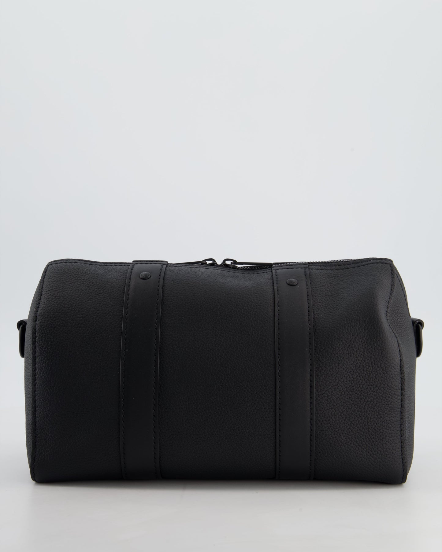 *FIRE PRICE* Louis Vuitton Aerogram City Keepall Shoulder Bag in Black Grained Leather