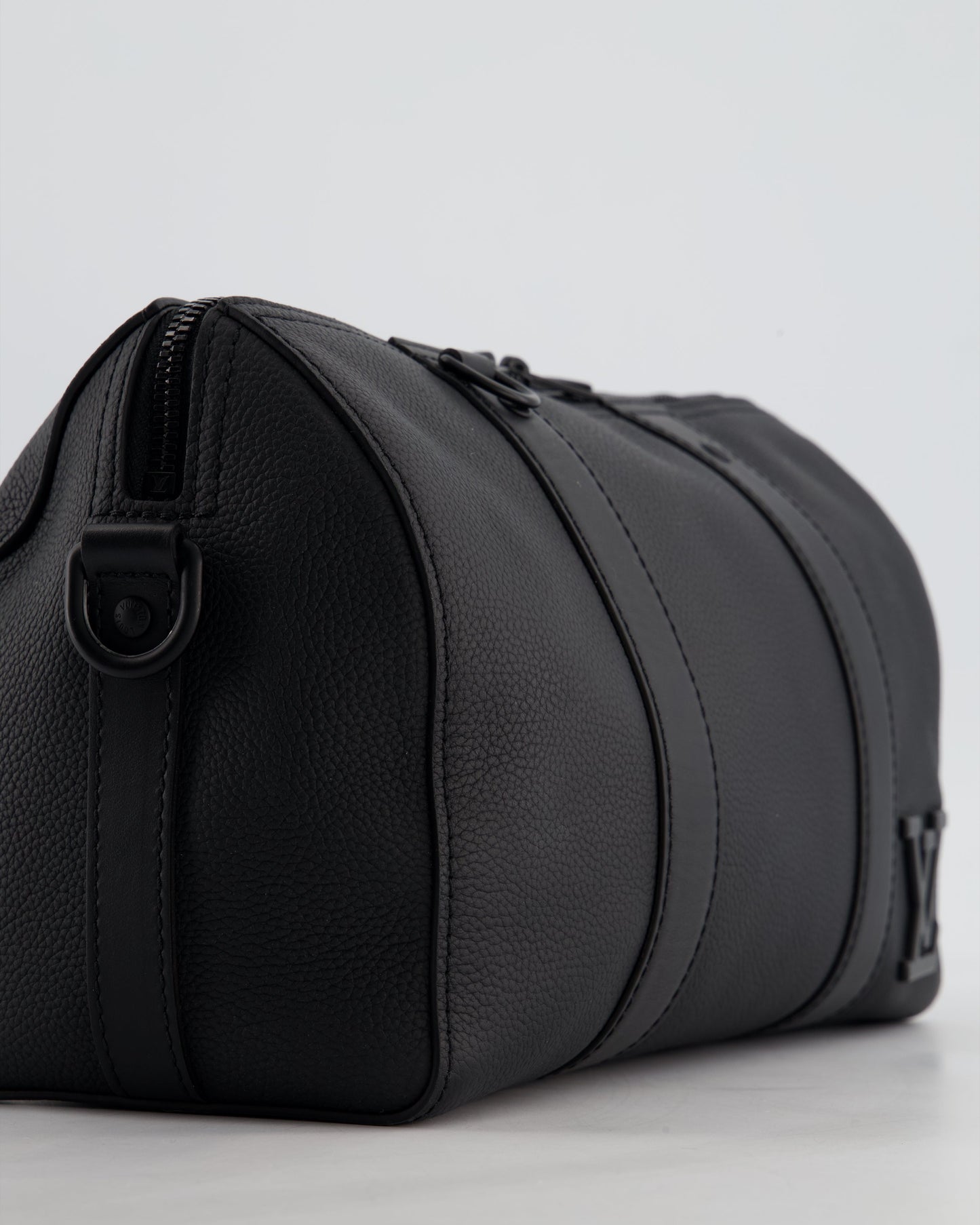 *FIRE PRICE* Louis Vuitton Aerogram City Keepall Shoulder Bag in Black Grained Leather