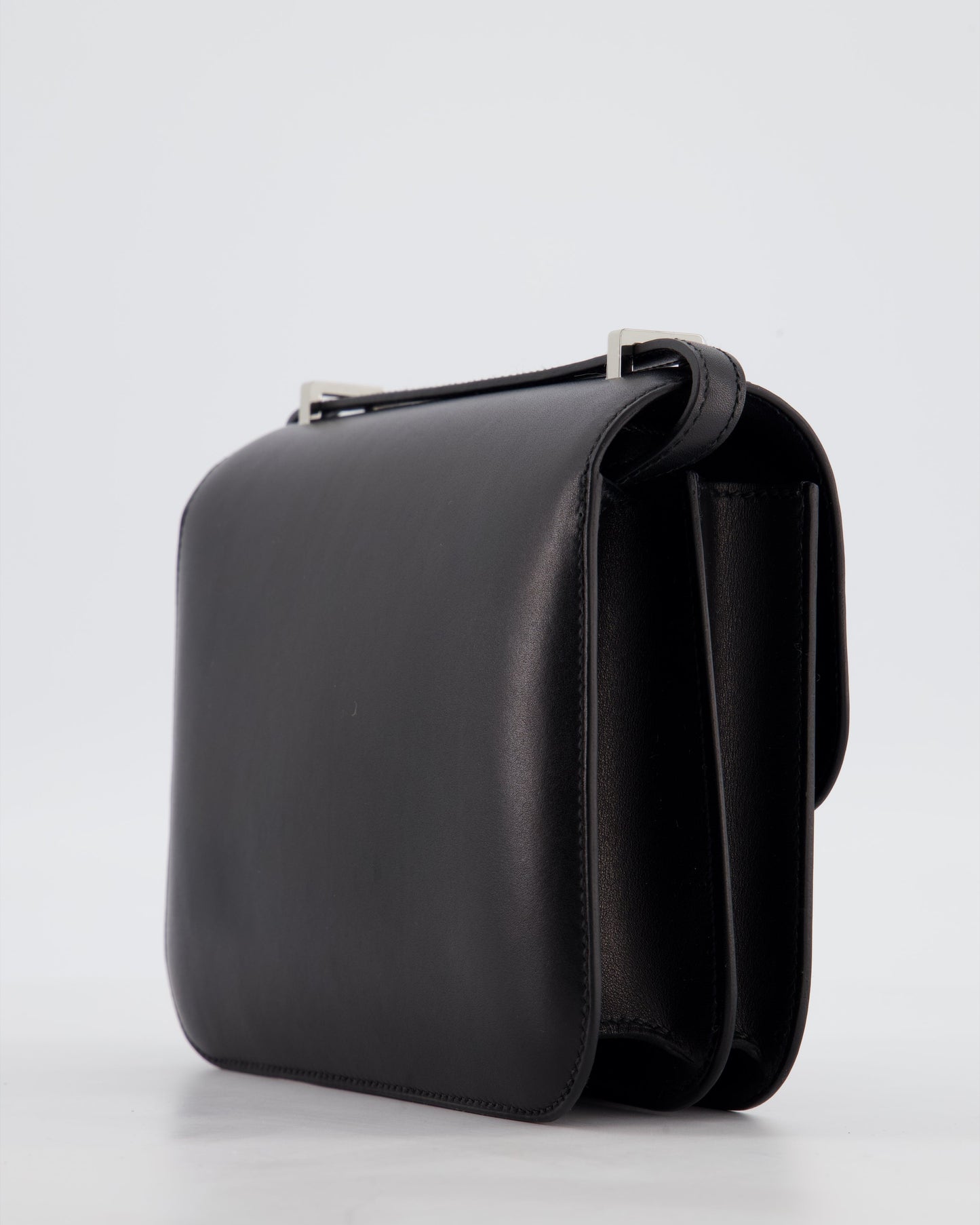 *RARE* Hermès Constance III 18 Miroir Bag in Noir Evercalf Leather with Palladium Hardware
